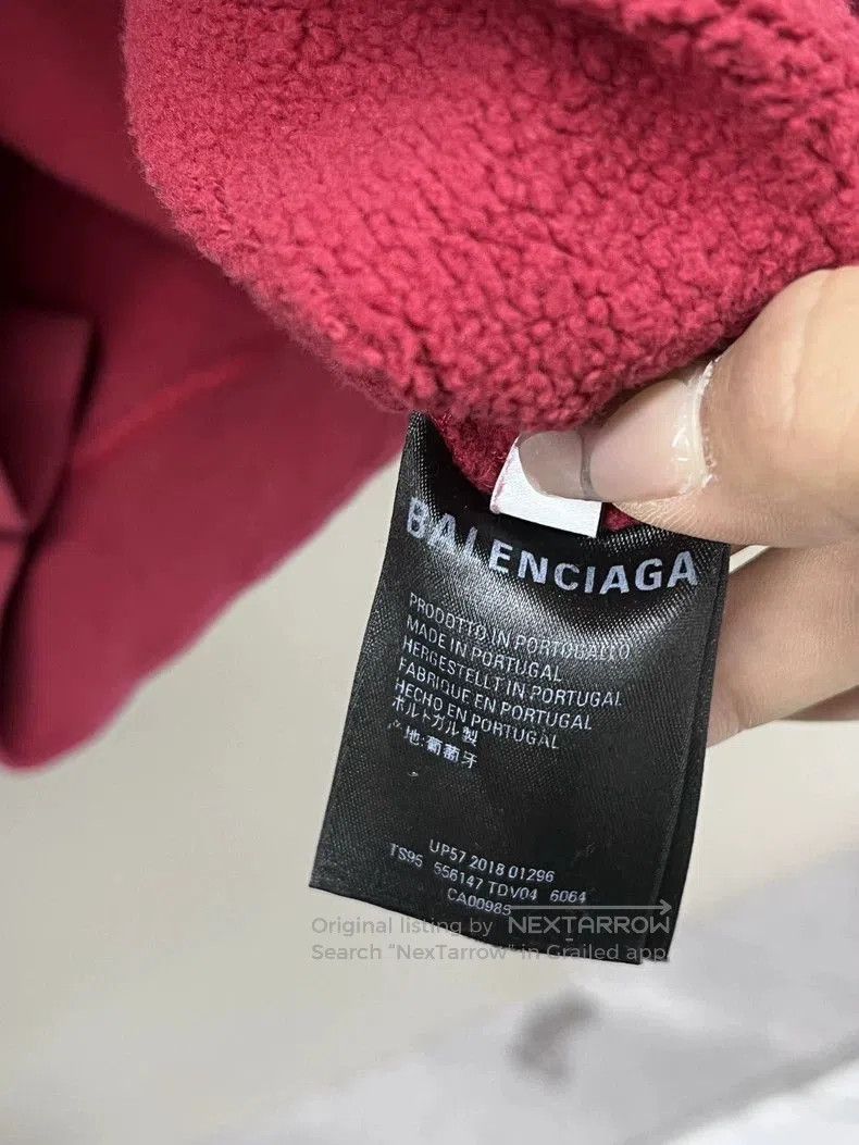 Balenciaga Balenciaga Chest Logo Red Sweatshirt . Size US M / EU 48-50 / 2 - 6 Thumbnail