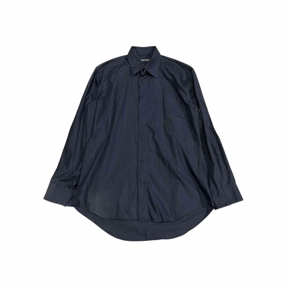 Issey Miyake × Japanese Brand × Tete Homme 🔥Y2K Vintage Kazutaka Katoh Shirt Black Goth Size US L / EU 52-54 / 3 - 3 Thumbnail