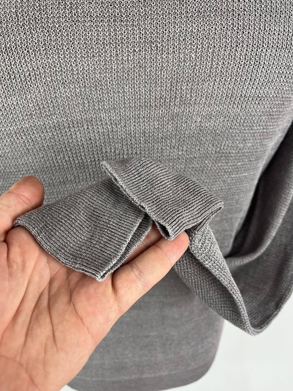 Allsaints × Designer All Saints 100% Linen Open Weave Crew Neck Sweater (0473) Size US M / EU 48-50 / 2 - 5 Thumbnail