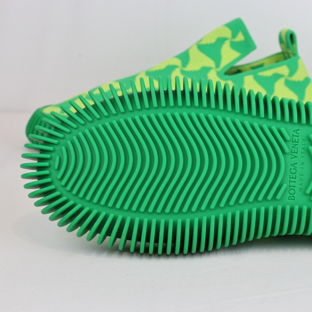 Bottega Veneta o1rshd Wavy Triagle Tech Ripple Sneaker in Parakeet Kiwi Size US 8 / EU 41 - 8 Thumbnail