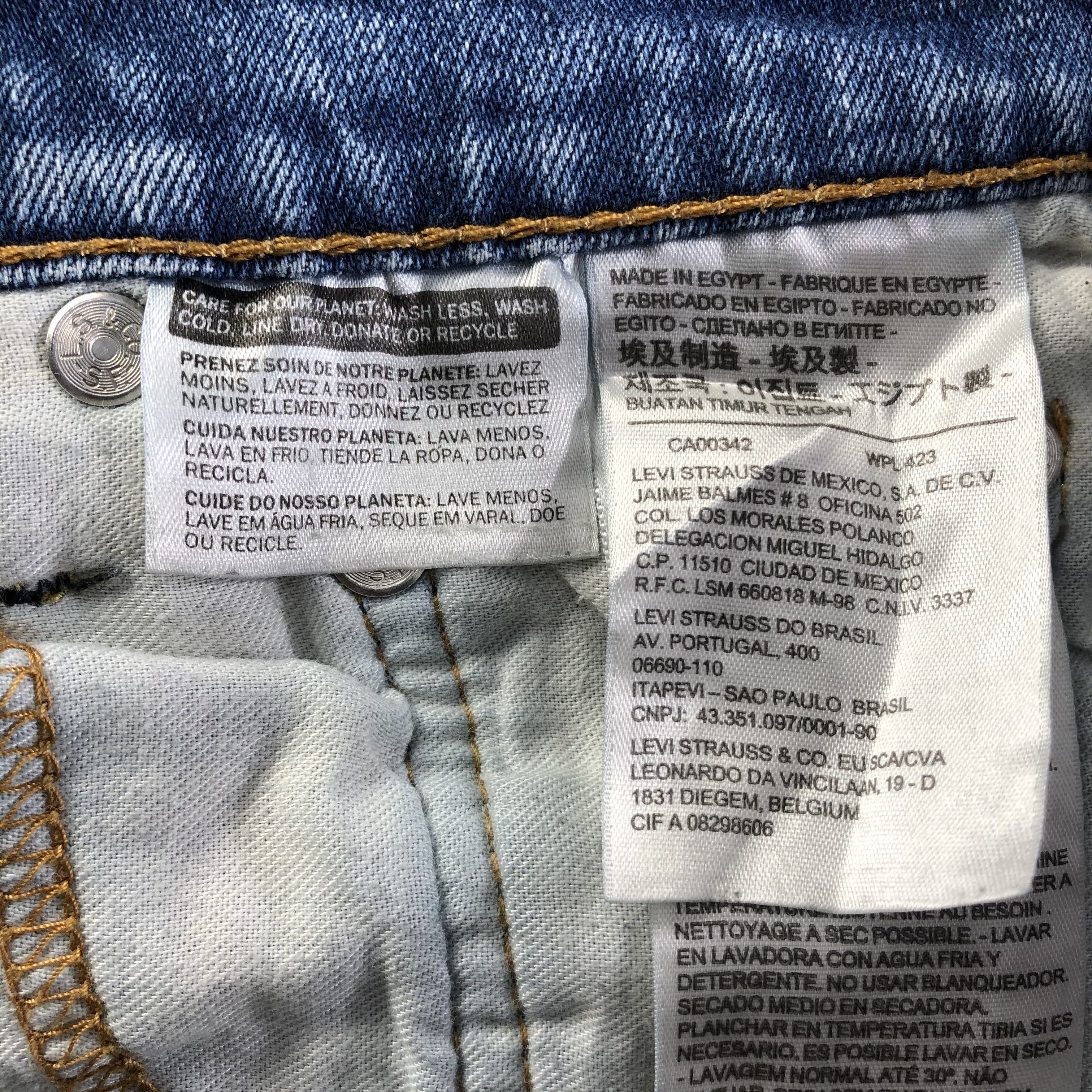Levi's Vintage Blue Wash Levis 511 Jeans-J4374 Size US 29 - 10 Thumbnail