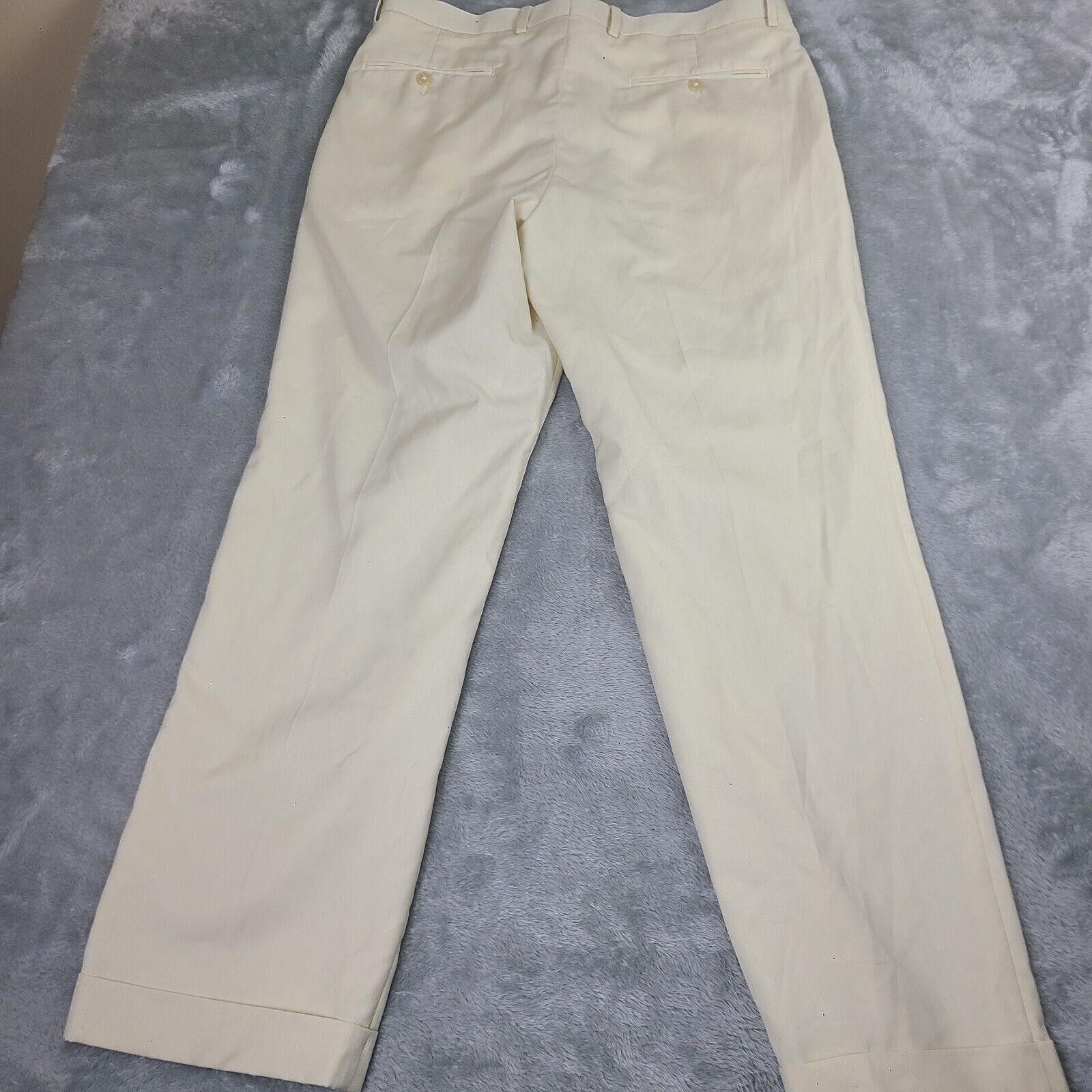 Lauren Ralph Lauren Lauren Ralph Lauren Mens Ivory Polyester Dress Pants 34x30 Size US 34 / EU 50 - 6 Thumbnail