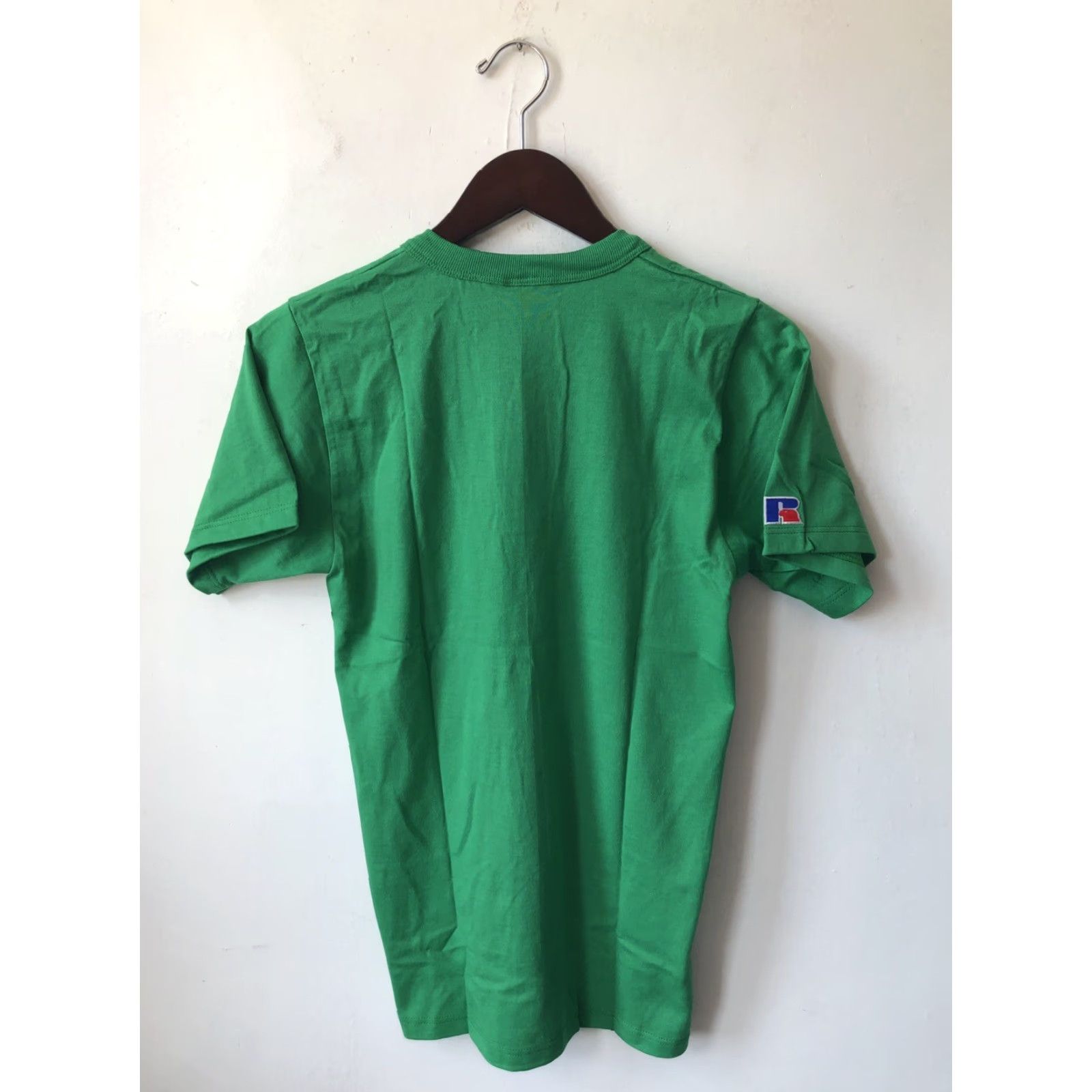 Russell Athletic VINTAGE Russell Athletic Henley T-Shirt Mens S Green 90s Deadstock NWOT Made USA Benched Eagle Patch Short Sleeve Size US S / EU 44-46 / 1 - 4 Thumbnail