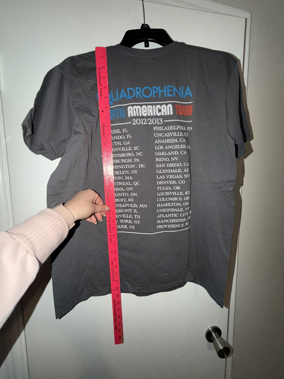 Gildan The Who Quadrophenia North American T-Shirt Gray Size XL Size US XL / EU 56 / 4 - 7 Thumbnail