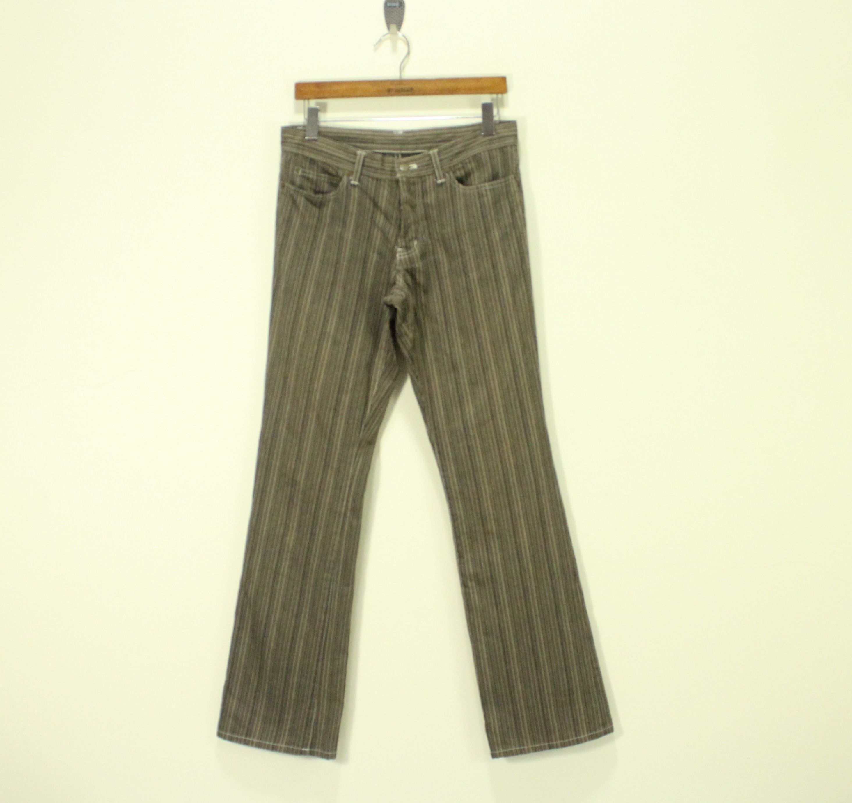 If Six Was Nine Flared Striped TORNADO MART Japan Size US 30 / EU 46 - 3 Thumbnail