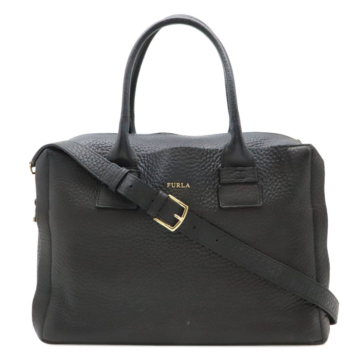 Furla Furla Capriccio Leather 2Way Bag Leather Shoulder Bag in Grey, Women's