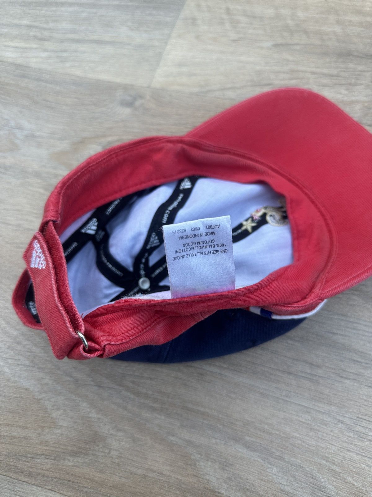 Adidas CAP vintage FFF Adidas France 1 étoile – 100% coton – Size ONE SIZE - 8 Thumbnail