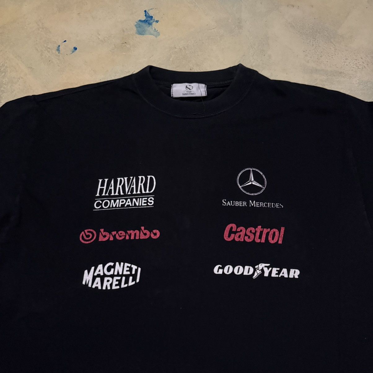 Mercedes-Benz Sauber Mercedes Big Logo Racing T Shirt Size US M / EU 48-50 / 2 - 2 Thumbnail