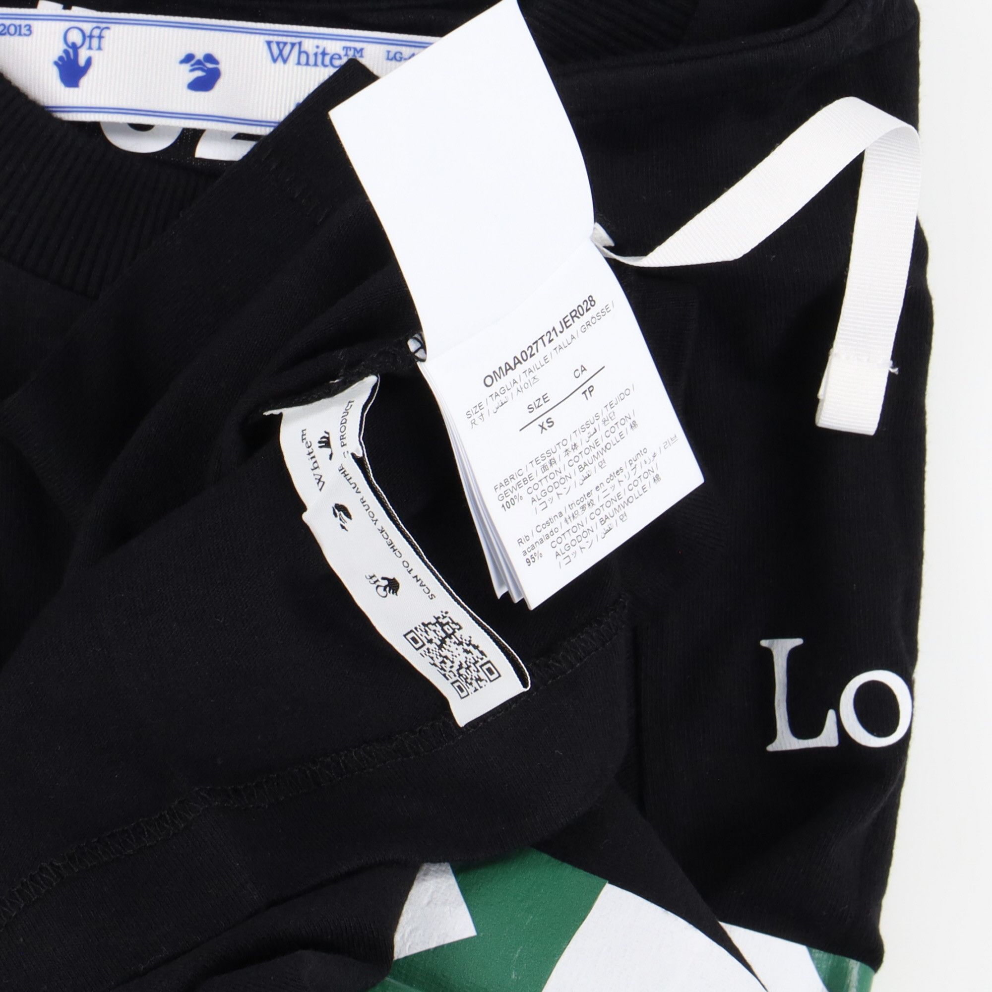 Off-White Black Bangkok Exclusive Arrows T-Shirt Size XS / US 0-2 / IT 36-38 - 3 Thumbnail
