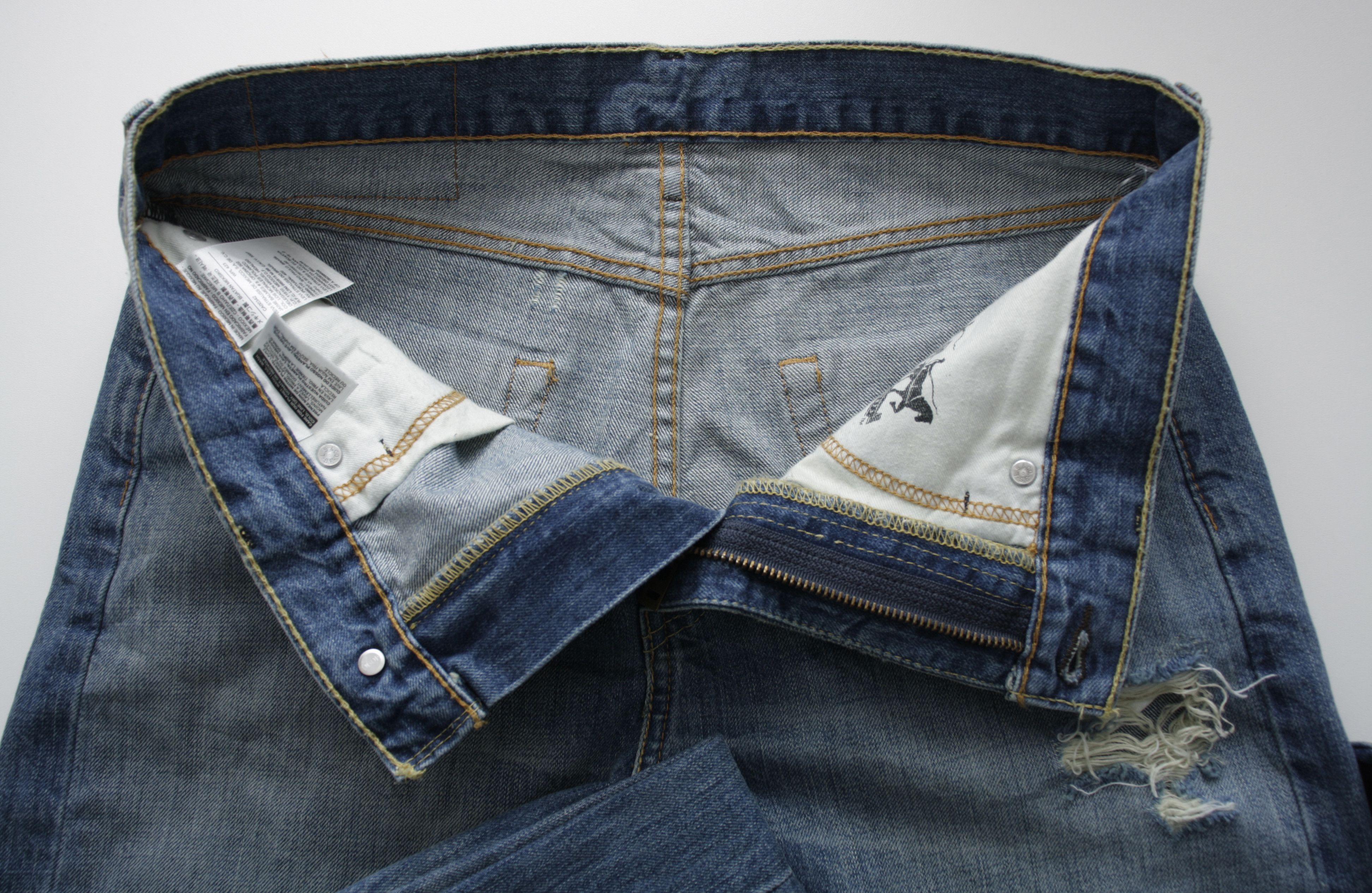 Levi's Distressed Levi’s 522 Mens 30W 30L Size US 30 / EU 46 - 9 Thumbnail