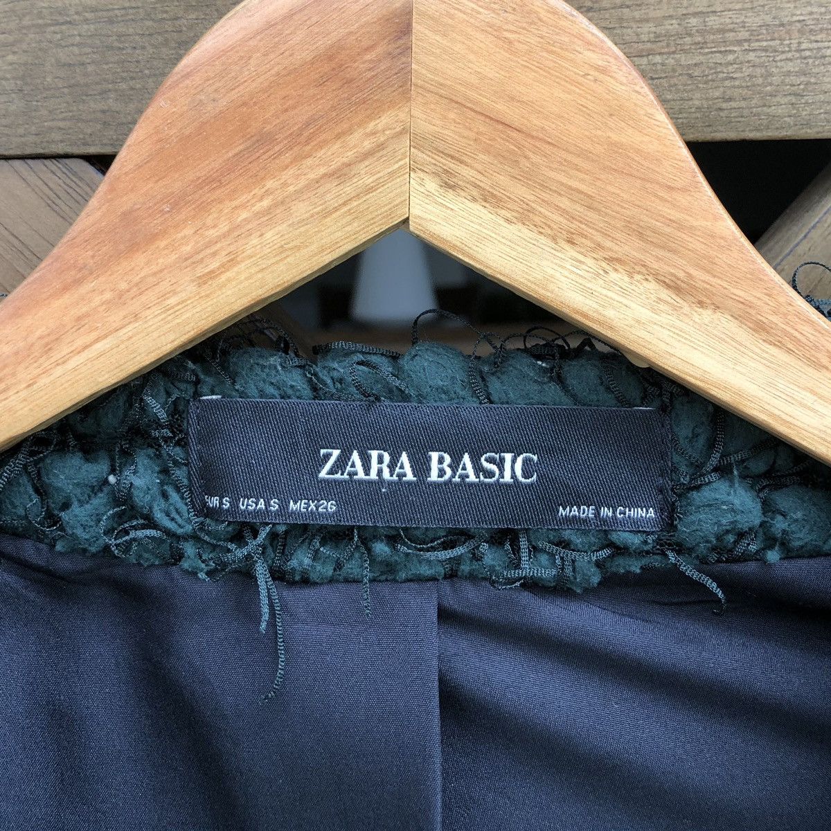 Zara Zara Green Fuzzy Fringe Jacket Size S Size S / US 4 / IT 40 - 9 Thumbnail