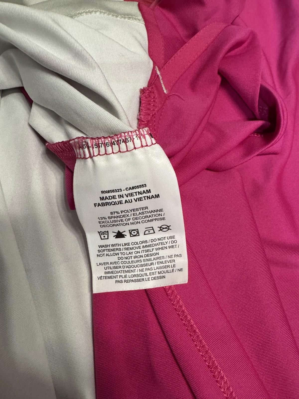 Nike Nike Golf Polo Shirt Mens Medium Pink Black Tour Performance Size US M / EU 48-50 / 2 - 6 Thumbnail