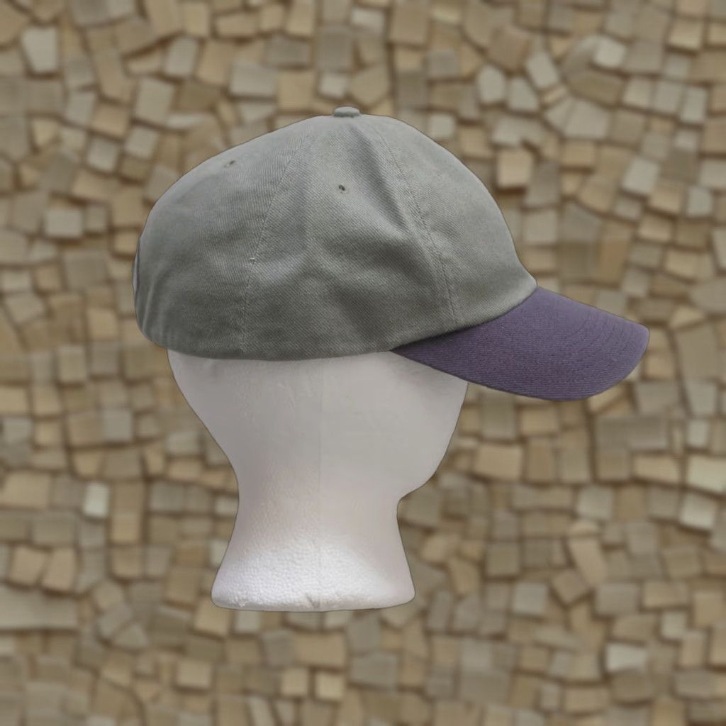 Nike VINTAGE Nike Baseball Cap Mens 90s Y2K Retro Fitted Gray 1999 SZ 7 3/8 Mini Swoosh Size ONE SIZE - 1 Thumbnail