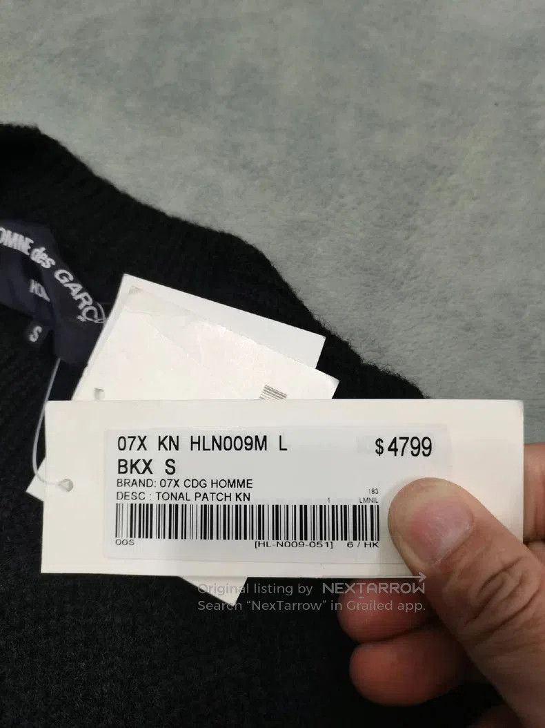 Comme des Garcons COMME DES GARCONS HOMME Wool Sweater. Size US S / EU 44-46 / 1 - 5 Thumbnail