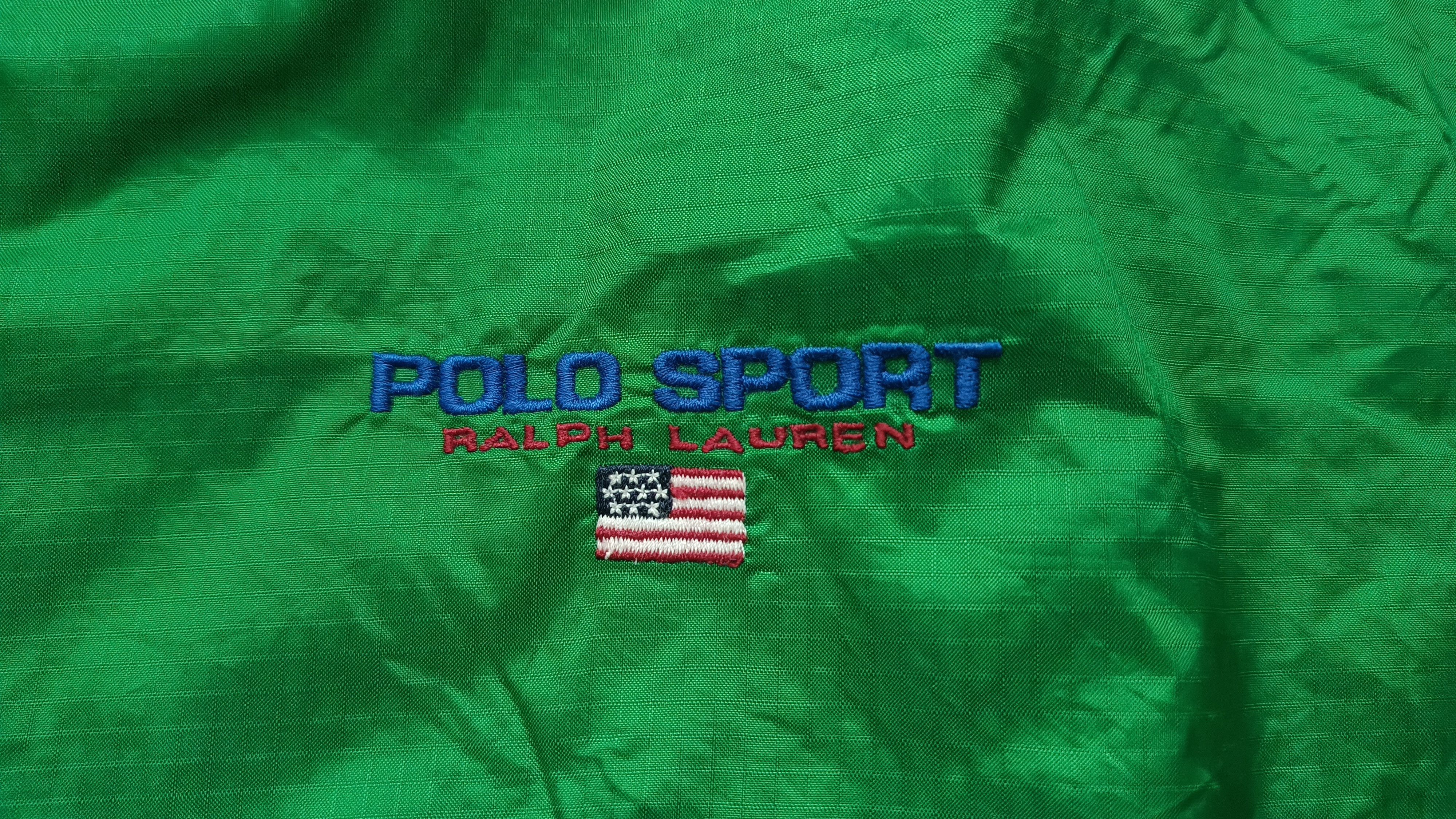 Polo Ralph Lauren 🔥🔥Rare Vintage 90s Polo RL Sport Windbreaker Jacket Size US L / EU 52-54 / 3 - 8 Thumbnail