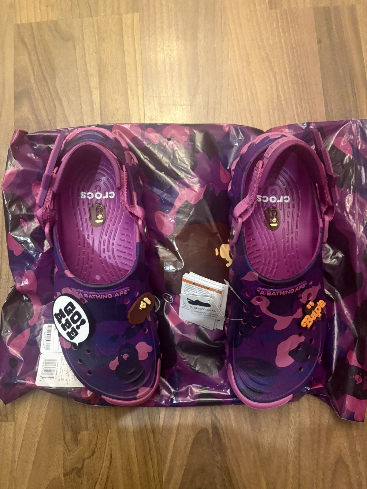 Bape × Crocs BAPE x Crocs Echo RO Clog "Purple Camo" (BNIB) UK 11 Size US 12 / EU 45 - 3 Thumbnail