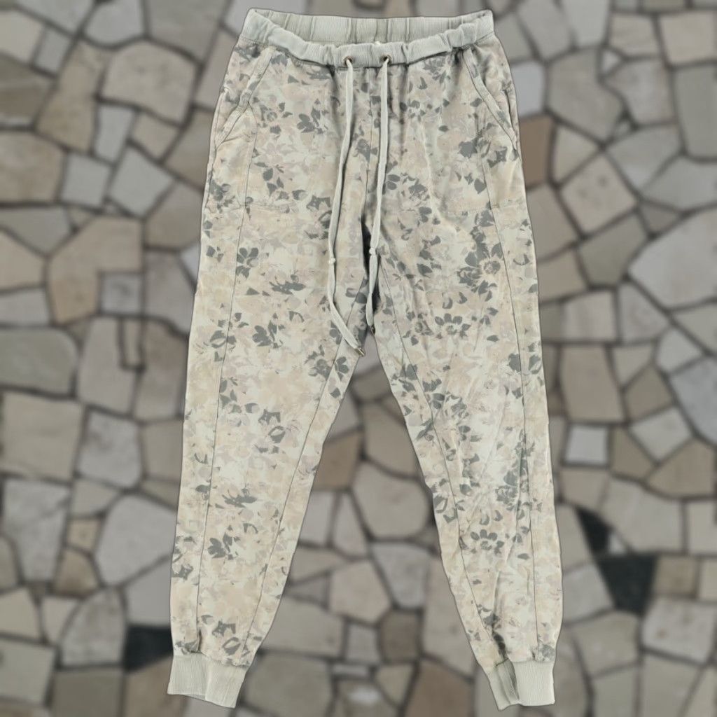 Anthropologie Saturday Sunday Joggers Women's XS Green Floral for Anthropologie Size 26" / US 2 / IT 38 - 1 Thumbnail
