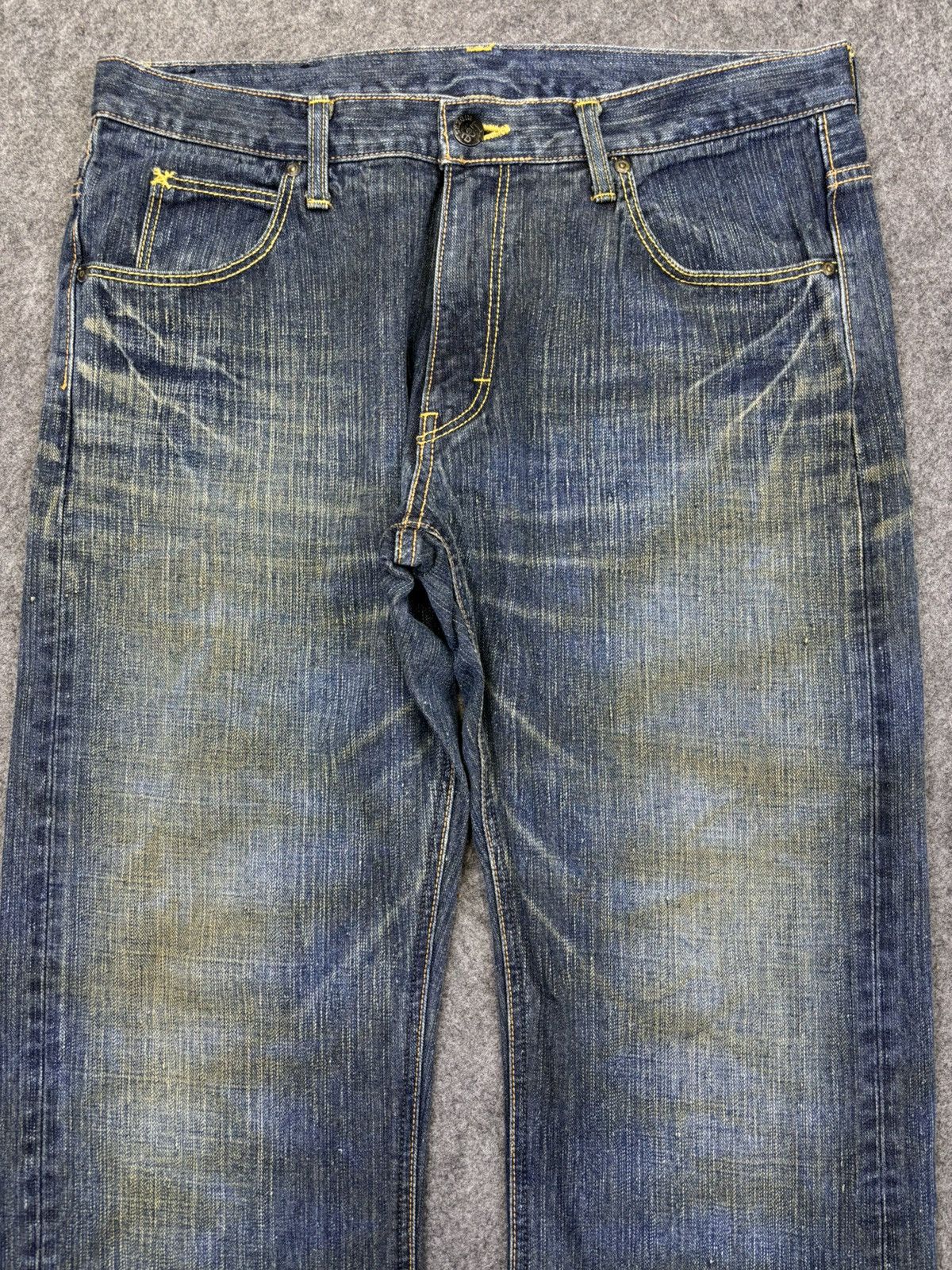 Lee 💥90s Style💥Lee Insane Fades Relaxed Denim F937 Size US 35 - 8 Thumbnail