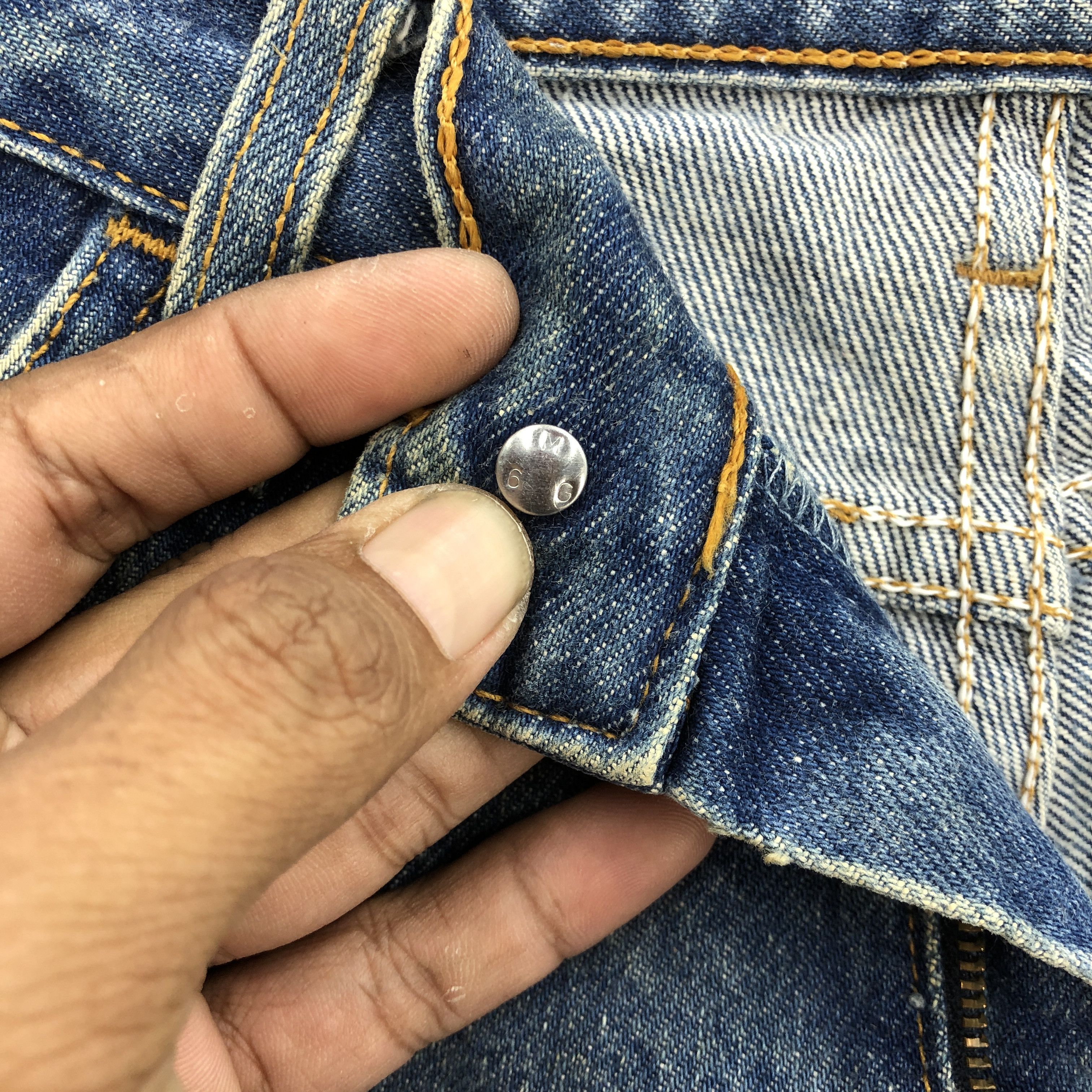 Levi's Vintage Levis 602 Orange Tab Jeans Levi's Stone Wash Denim Size 28" / US 6 / IT 42 - 6 Thumbnail