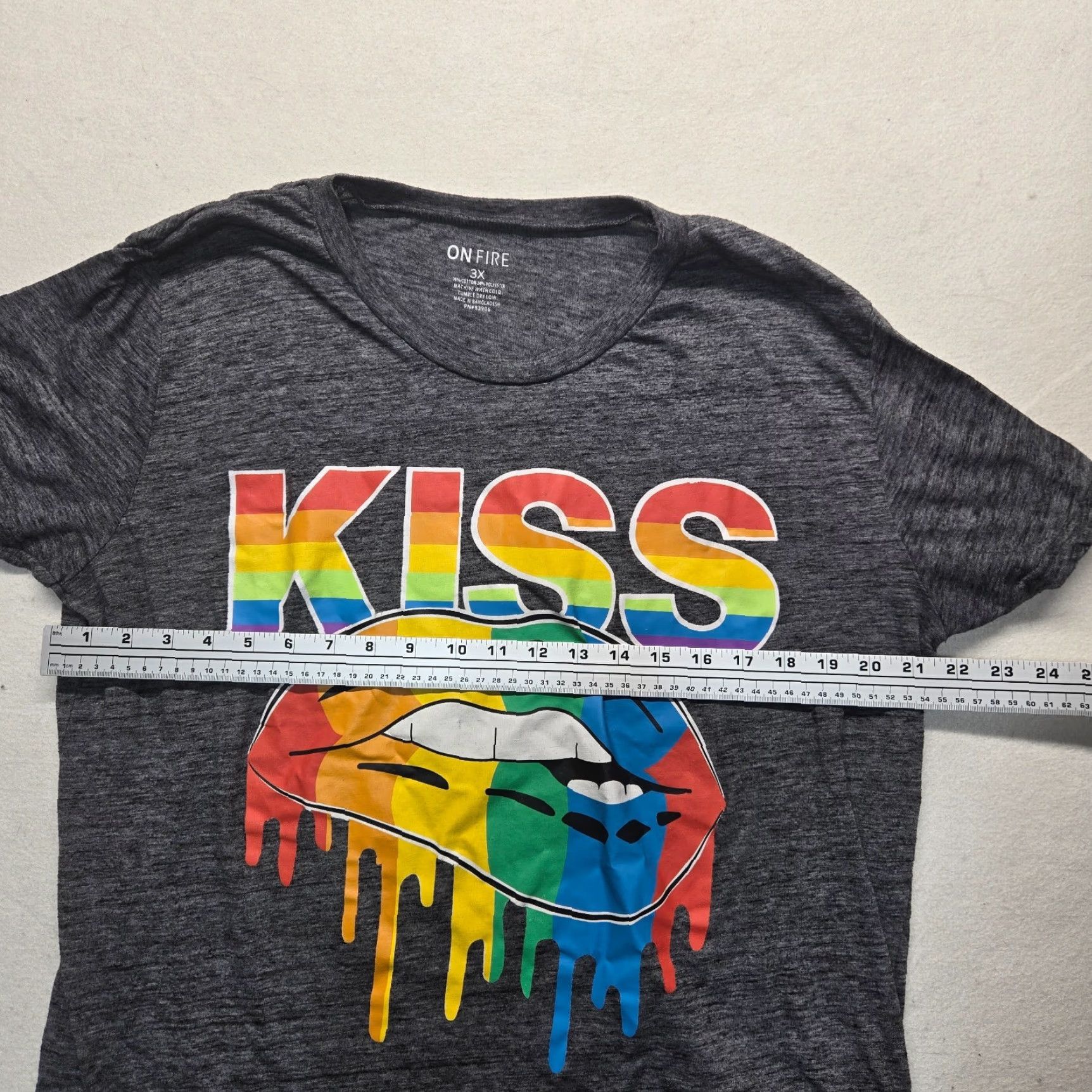 Vintage VINTAGE Kiss Graphic T-Shirt Women XL Gray Rock Band Casual Size XL / US 12-14 / IT 48-50 - 4 Thumbnail