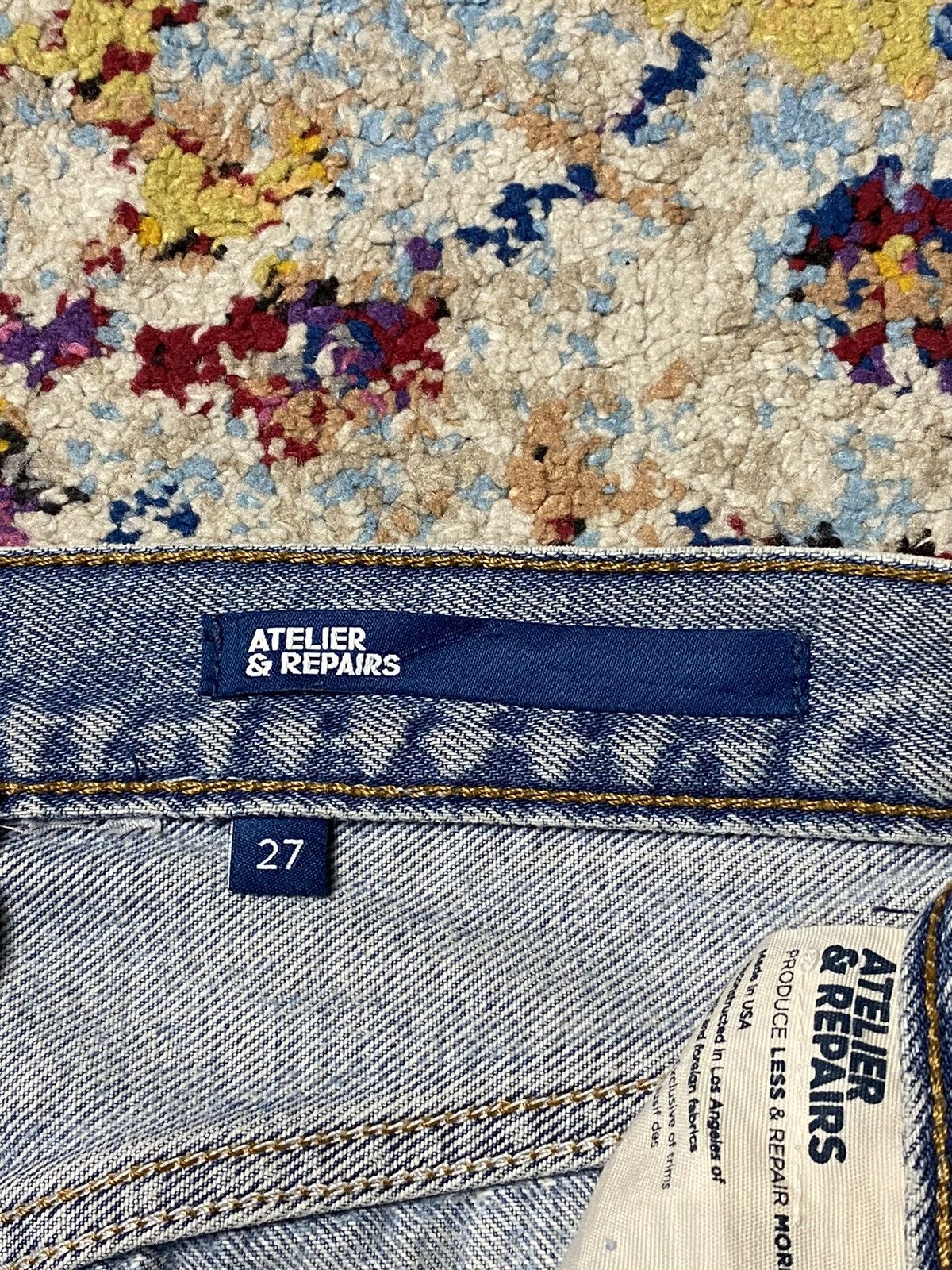 Atelier & Repairs × Levi's Atelier & Repairs Levi's 501 Rework Distressed Crop Shorts Size US 30 / EU 46 - 10 Thumbnail