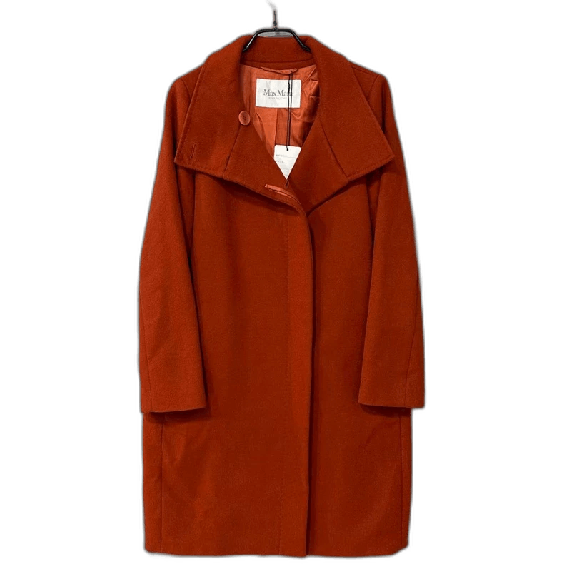 Max Mara Orange Red Wool Coat by MaxMara Size M / US 6-8 / IT 42-44 - 1 Thumbnail