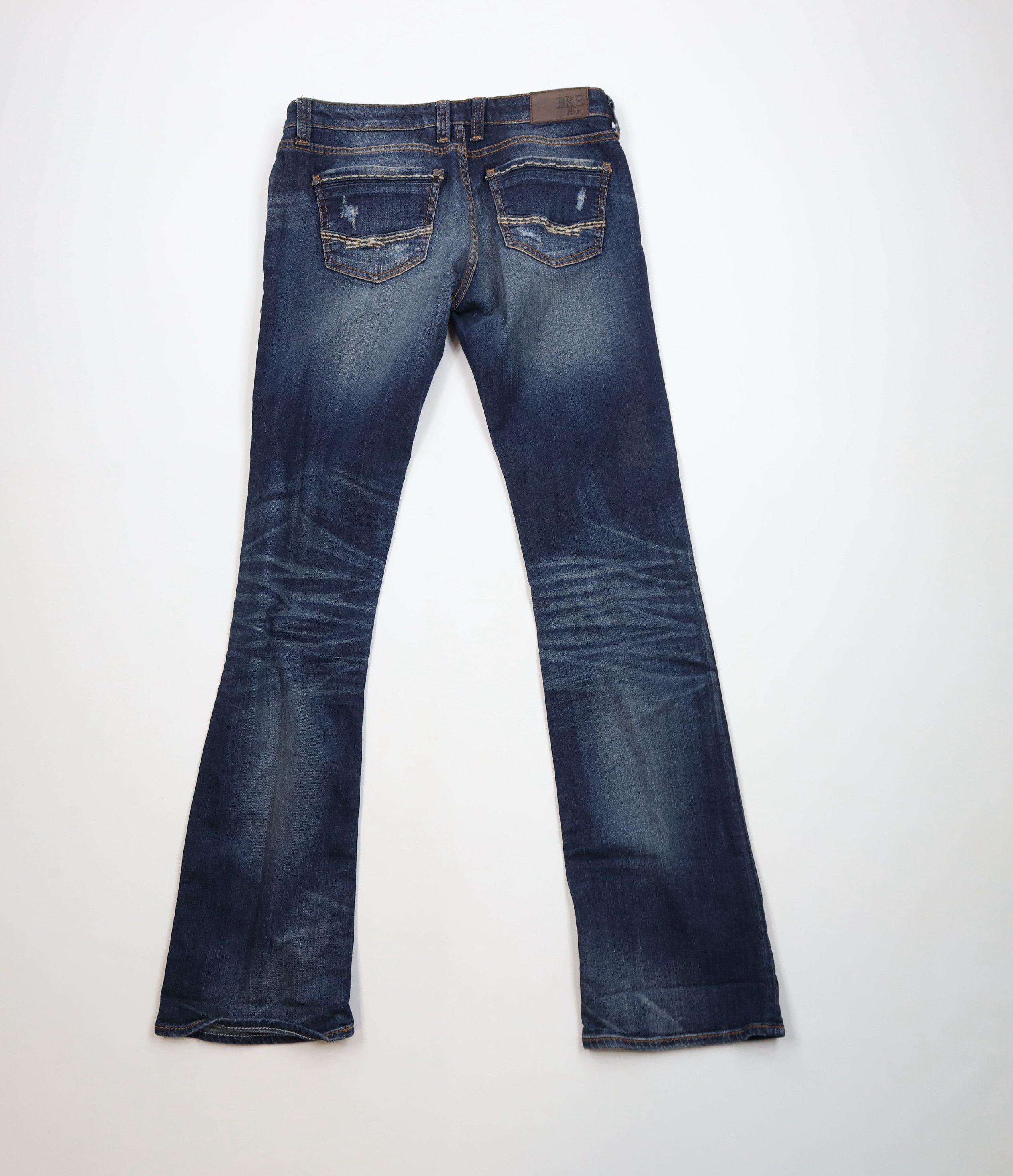 Vintage Buckle BKE Stitch Stretch Stella Bootcut Denim Jeans Blue Size 27" / US 4 / IT 40 - 8 Thumbnail