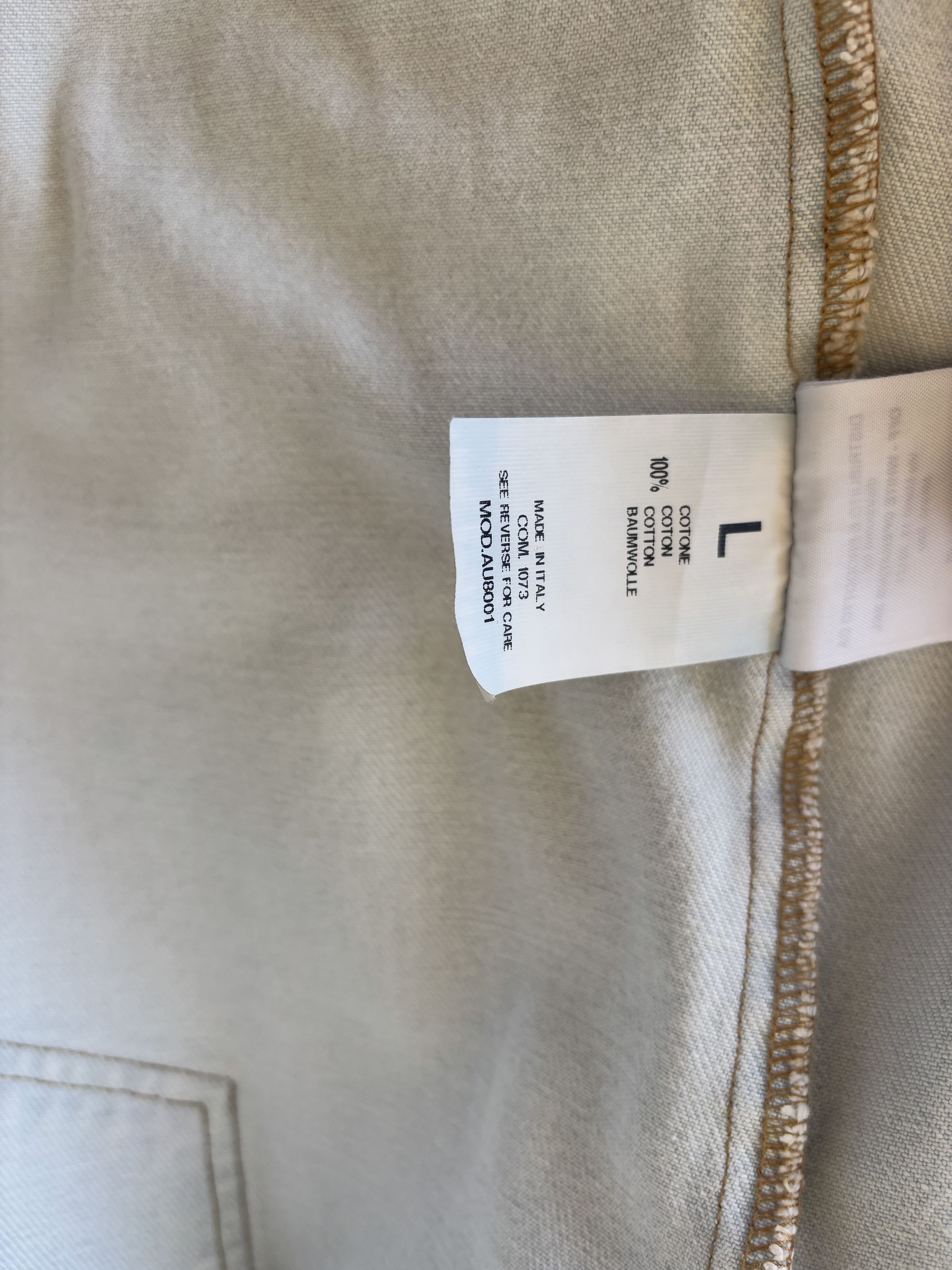 Off-White Off White Embroidered Eagle Light Denim Jacket Size US L / EU 52-54 / 3 - 8 Thumbnail