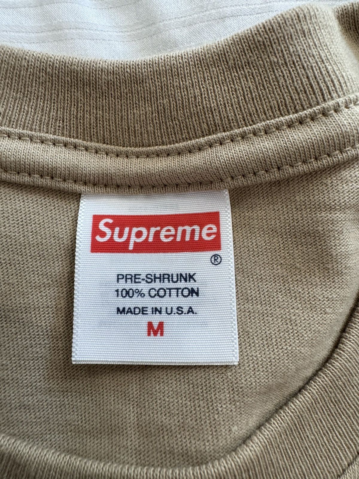 Supreme Supreme Varsity Khaki T-Shirt Size US M / EU 48-50 / 2 - 4 Thumbnail