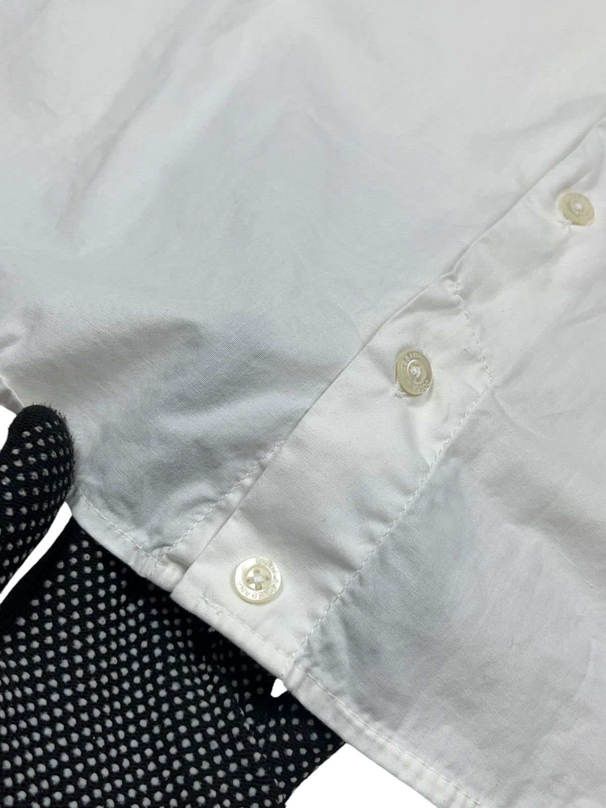 Dolce & Gabbana × Vintage Vintage Dolce & Gabbana Embroidered Logo Button Up Shirt Size US XL / EU 56 / 4 - 4 Thumbnail