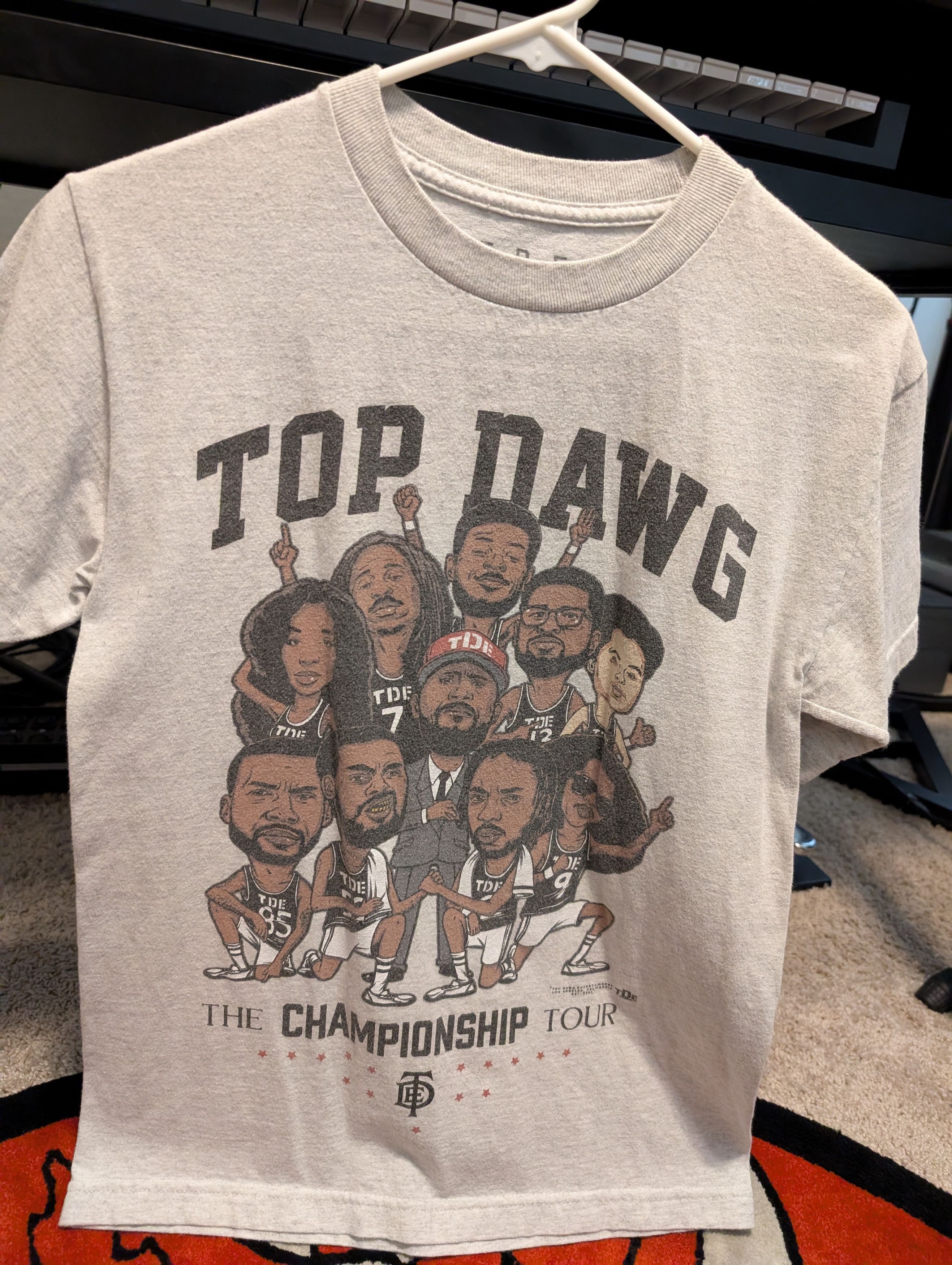Top Dawg Entertainment TDE The Championship Tour Tee Size US S / EU 44-46 / 1 - 7 Thumbnail