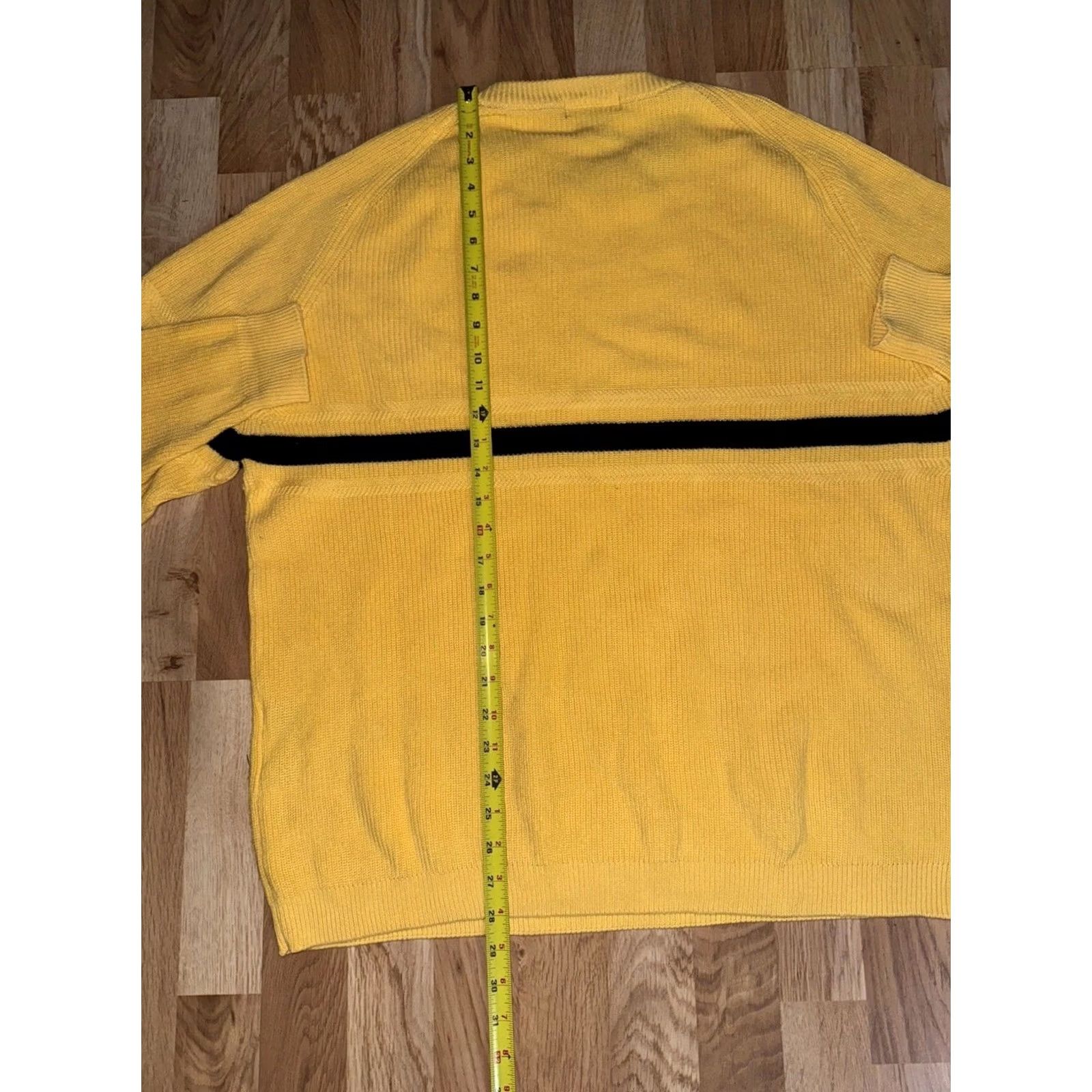 Nautica VINTAGE Nautica Sweater Men's L Yellow Spell Out Size US L / EU 52-54 / 3 - 5 Thumbnail