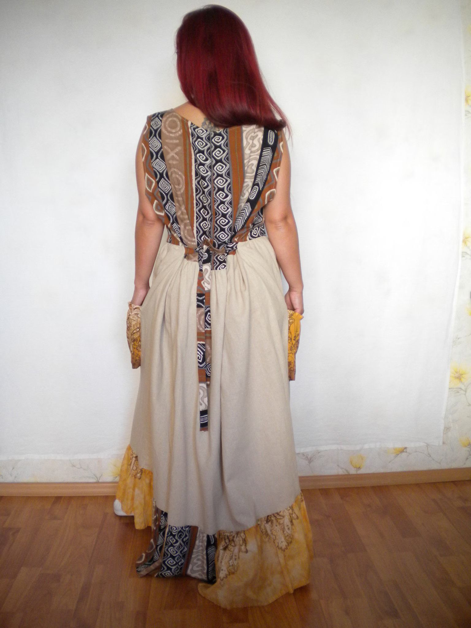 Other Vintage cottage chic maxi summer caftan dress boho rustic Size XXL / US 16-18 / IT 52-54 - 7 Thumbnail