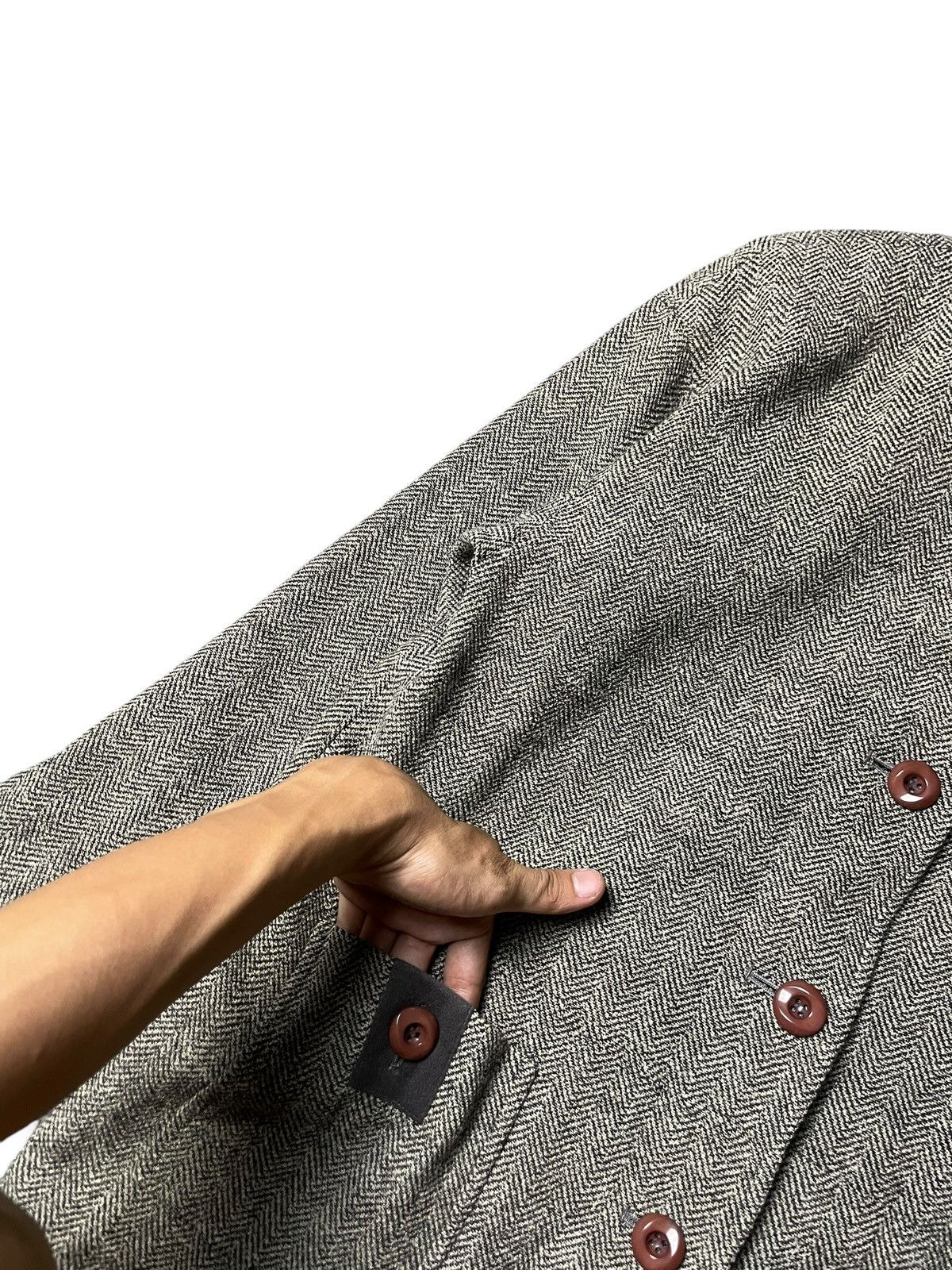 Japanese Brand × Vintage Japanese Brand Wool Tweed Fully Button Jacket (66) Size US S / EU 44-46 / 1 - 7 Thumbnail