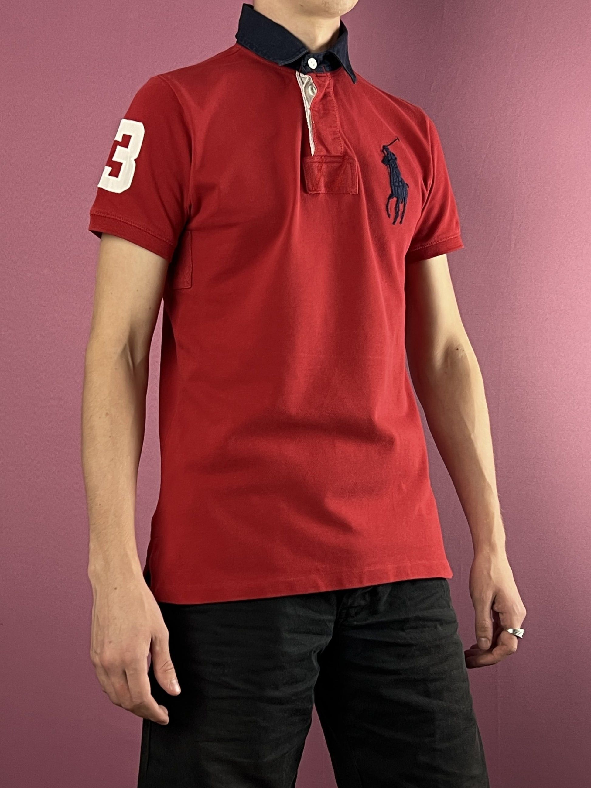 Polo Ralph Lauren × Vintage 90s Polo by Raplh Lauren Big Pony #3 Men's Polo Shirt - S Size US S / EU 44-46 / 1 - 3 Thumbnail
