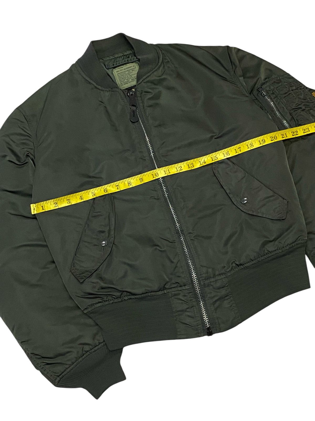 Alpha Industries Vintage Alpha Industries MA-1 Bomber Jacket Size US S / EU 44-46 / 1 - 15 Thumbnail