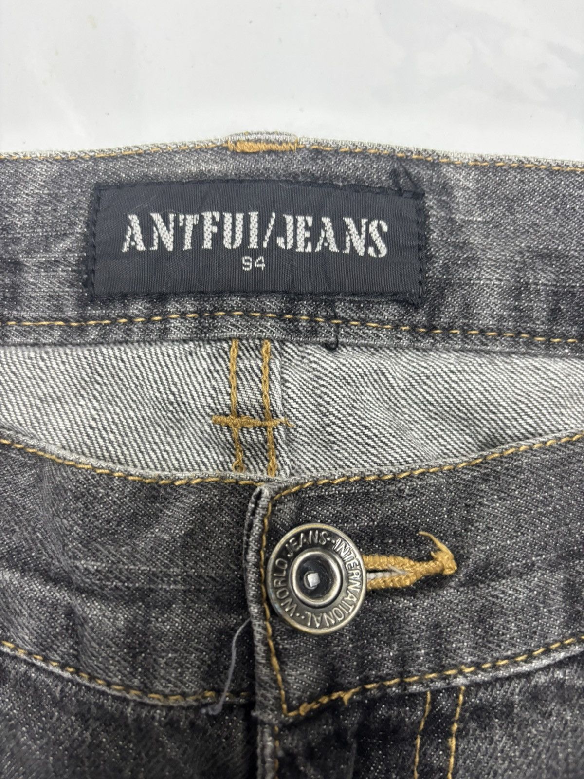 If Six Was Nine 🔥BAGGY JEANS POEM LIKE CDG JUNYA WATANABE I6W9 ANTFUI JEANS Size US 38 / EU 54 - 11 Thumbnail