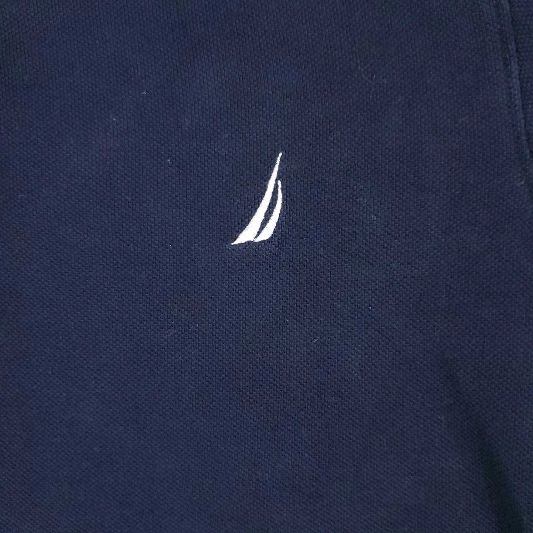 Nautica VINTAGE Nautica Polo Shirt Mens Large Blue Golf Casual Short Sleeve Adult Size US L / EU 52-54 / 3 - 3 Thumbnail