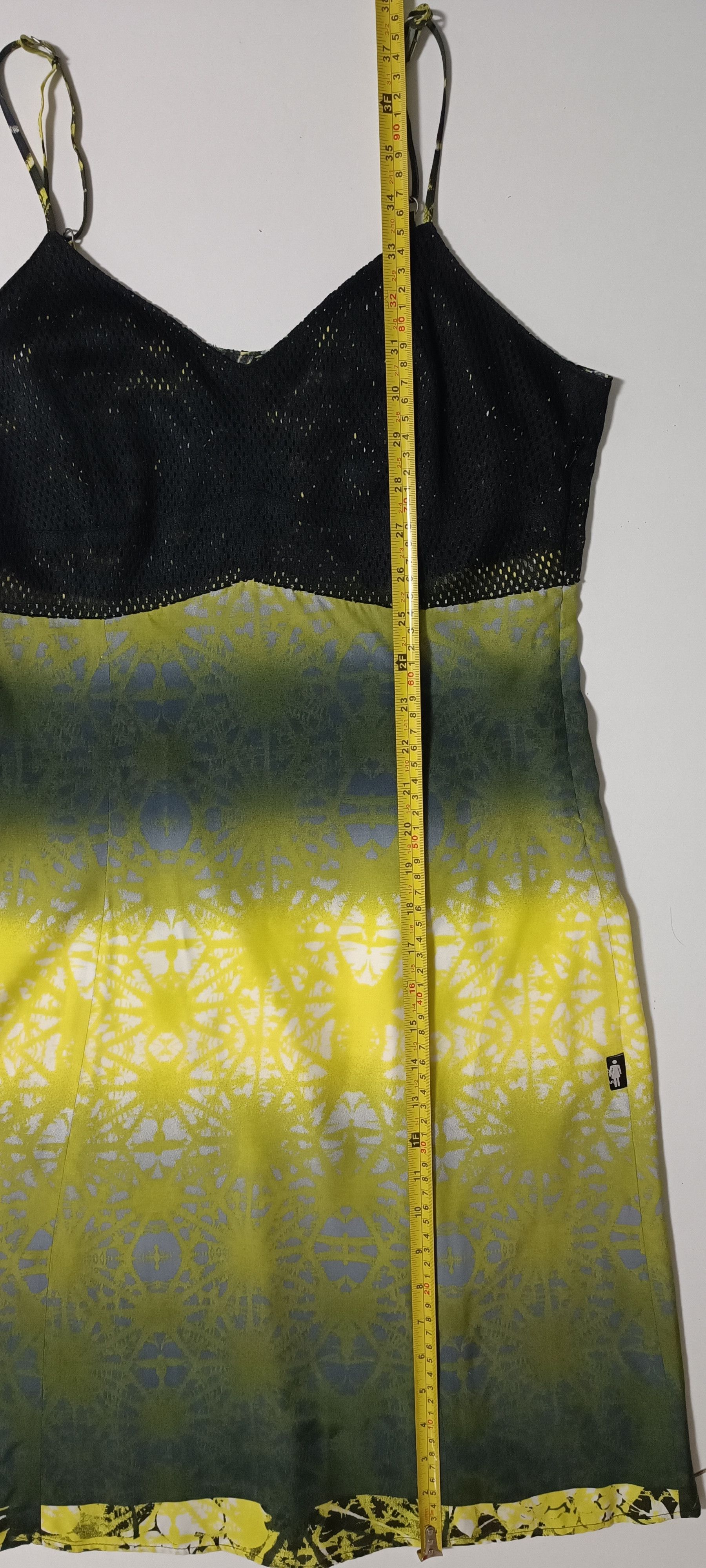 Jean Paul Gaultier SS2000 - Psychedelic print midi dress Size S / US 4 / IT 40 - 18 Thumbnail