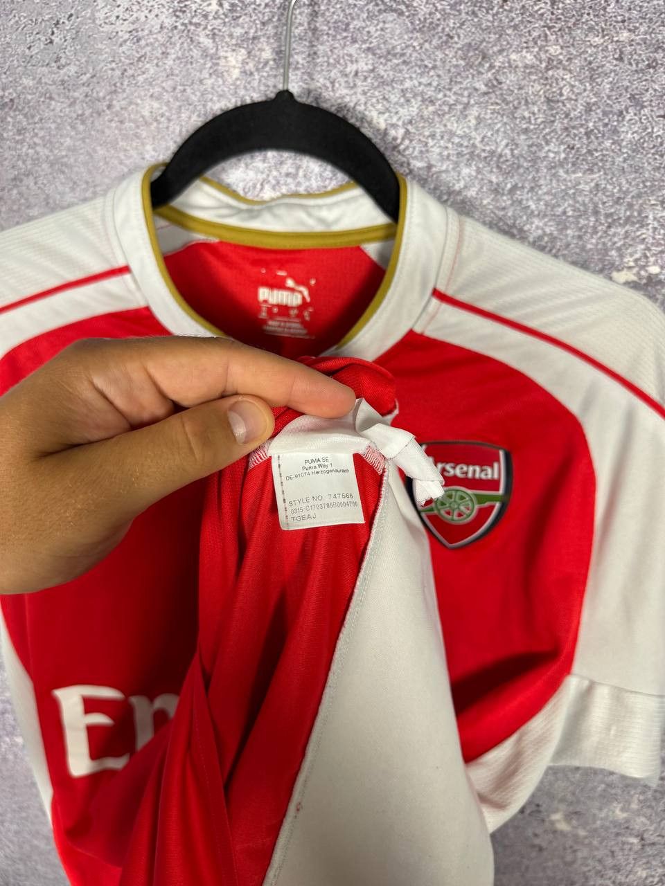 Puma Vintage Arsenal 2015/16 Home Puma Soccer Jersey Medium Size US M / EU 48-50 / 2 - 9 Thumbnail
