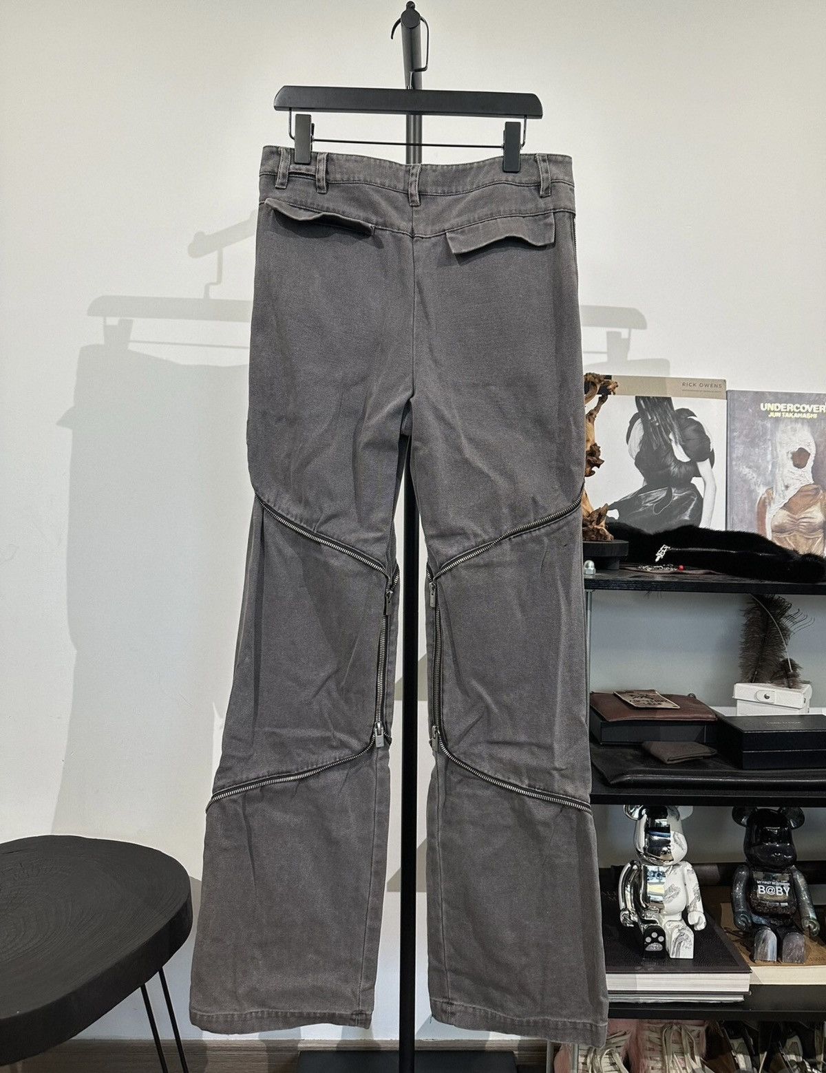 Heliot Emil Heliot Emil HE Washed & Distressed Zip Cargo Pants Size US 33 - 2 Thumbnail