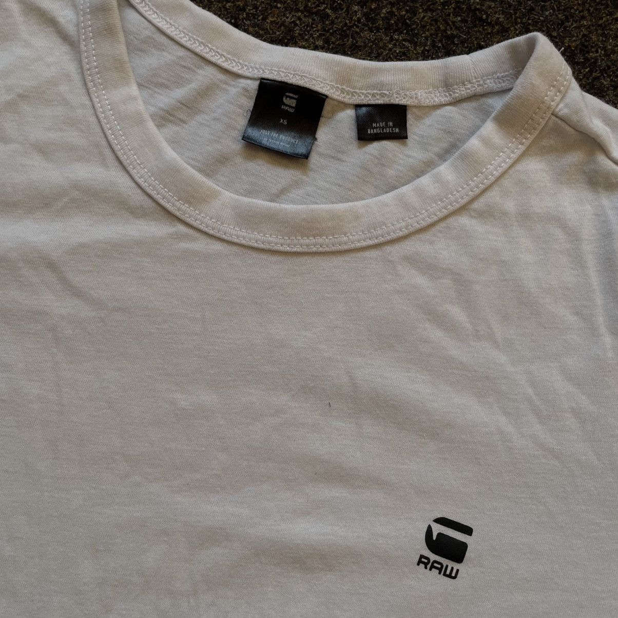 Vintage Vintage 90s G-Star Raw Faded Logo Tee Streetwear Slim XS Size XS / US 0-2 / IT 36-38 - 4 Thumbnail