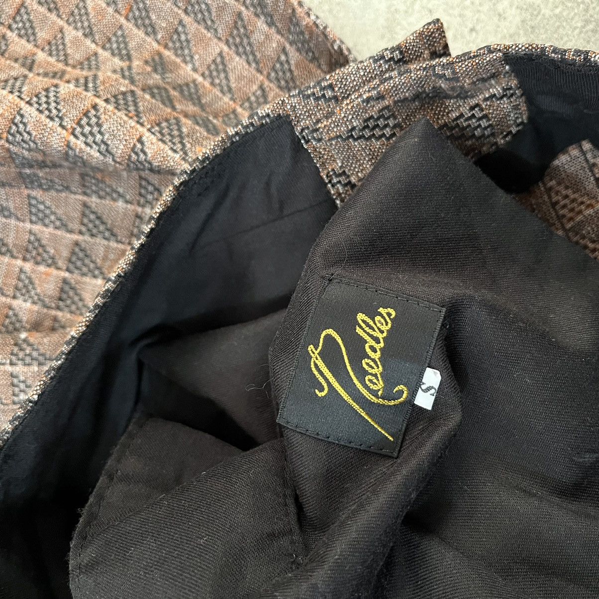 Needles × Nepenthes Needles Tucked Geometric Jacquard Trousers Size US 30 / EU 46 - 7 Thumbnail