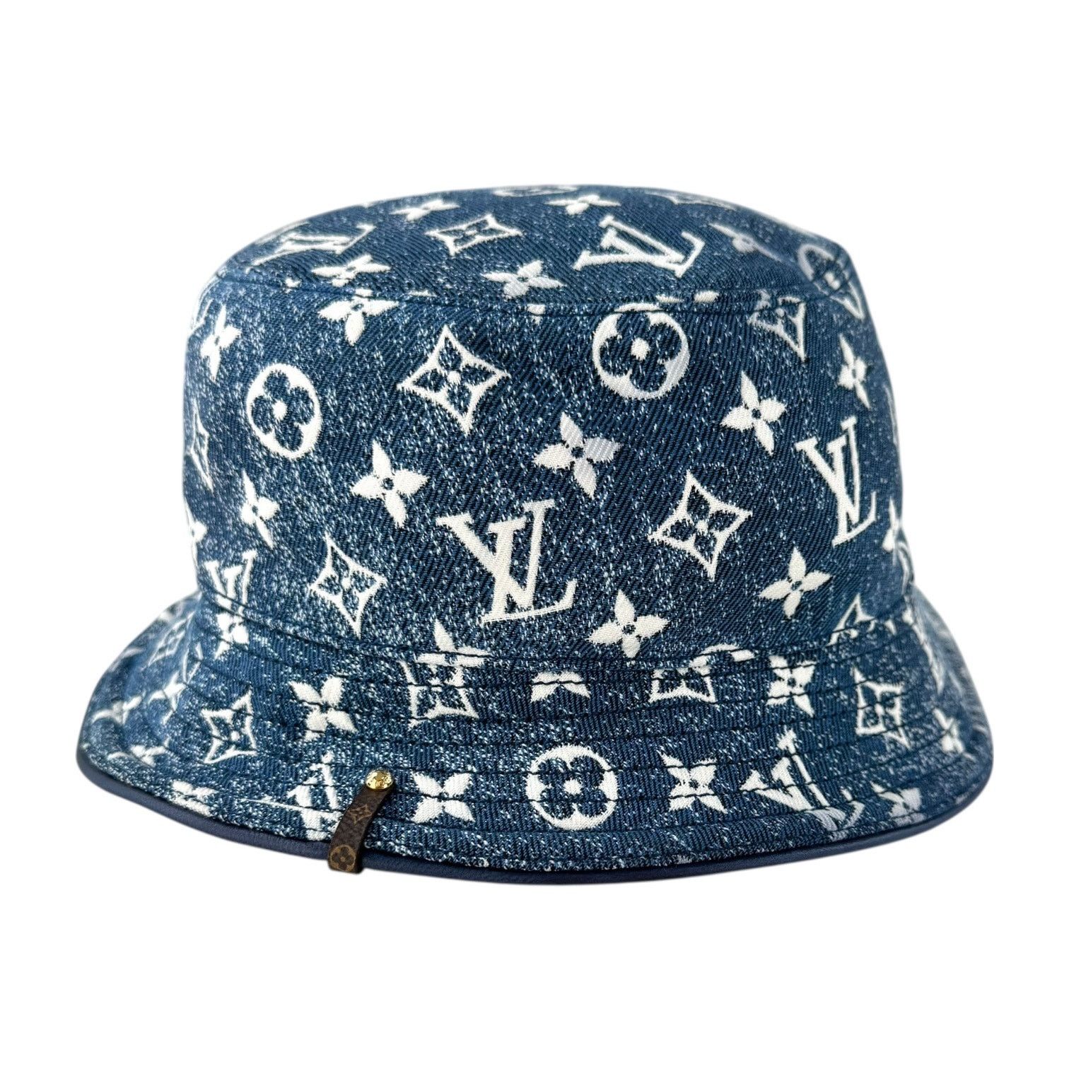 Louis Vuitton Louis Vuitton Monogram Washed Out Denim Bucket Hat Size ONE SIZE - 1 Thumbnail