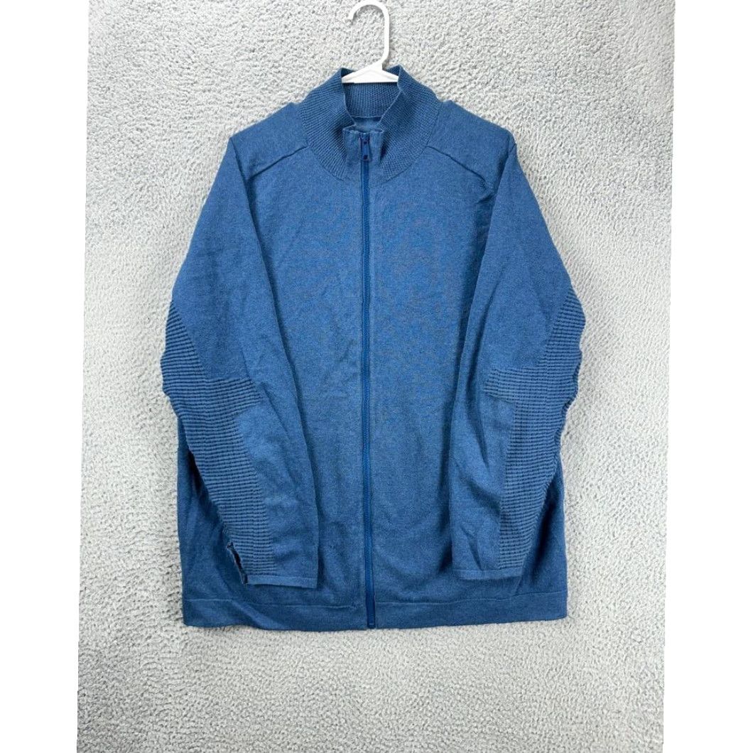 Duluth Trading Company Duluth Trading Co. Sweatshirt Adult Large Blue Full Zip Nylon Blend Mens Shirt Size US L / EU 52-54 / 3 - 3 Thumbnail