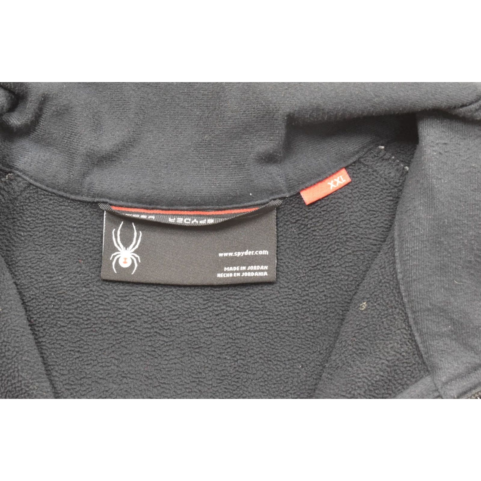 Spyder Spyder Mens Sweater 2XL Gray Black 1/4 Zip Fleece Pullover Mock Neck Outdoor Winter Casual Size US XXL / EU 58 / 5 - 6 Thumbnail
