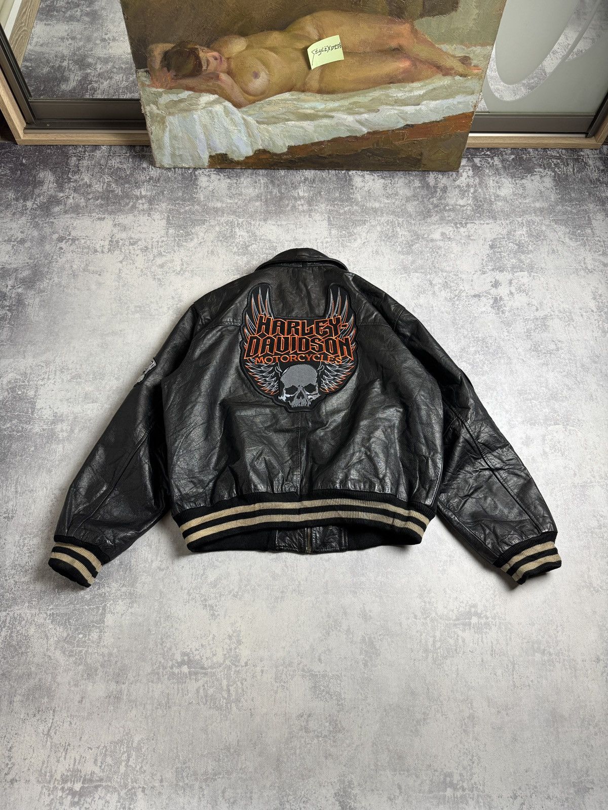 Japanese Brand × Racing × Streetwear Smog Eco leather jacket