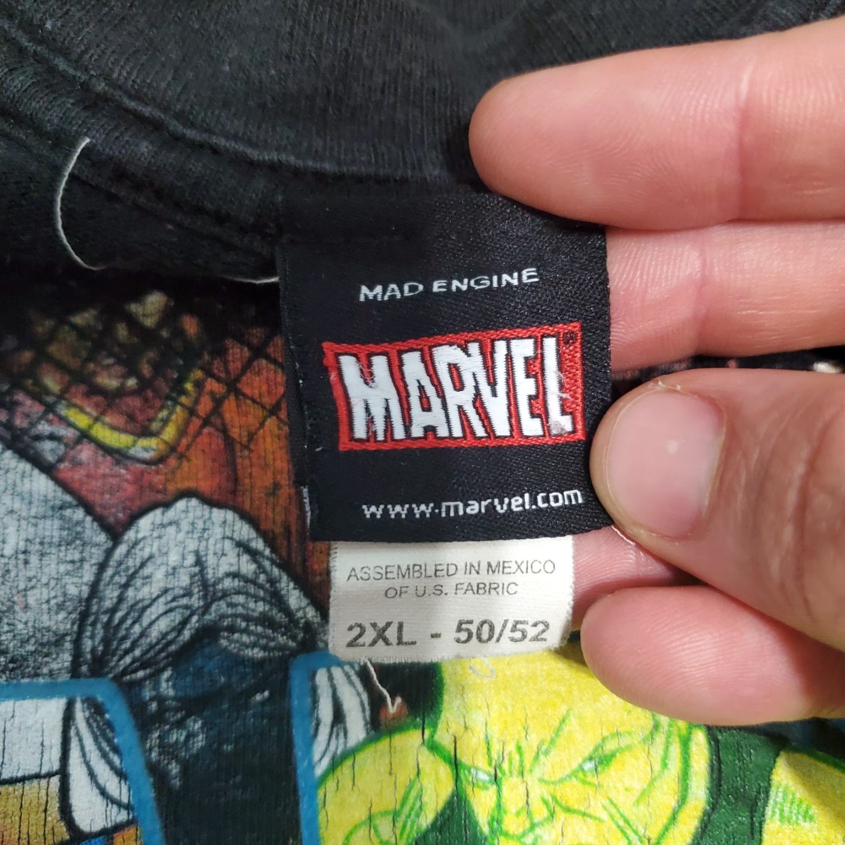 Vintage VINTAGE Marvel Shirt Mens 2XL Black Civil War Big Front Graphic Shirt Mens 2XL Black Marvel Heroes Size US XXL / EU 58 / 5 - 3 Thumbnail