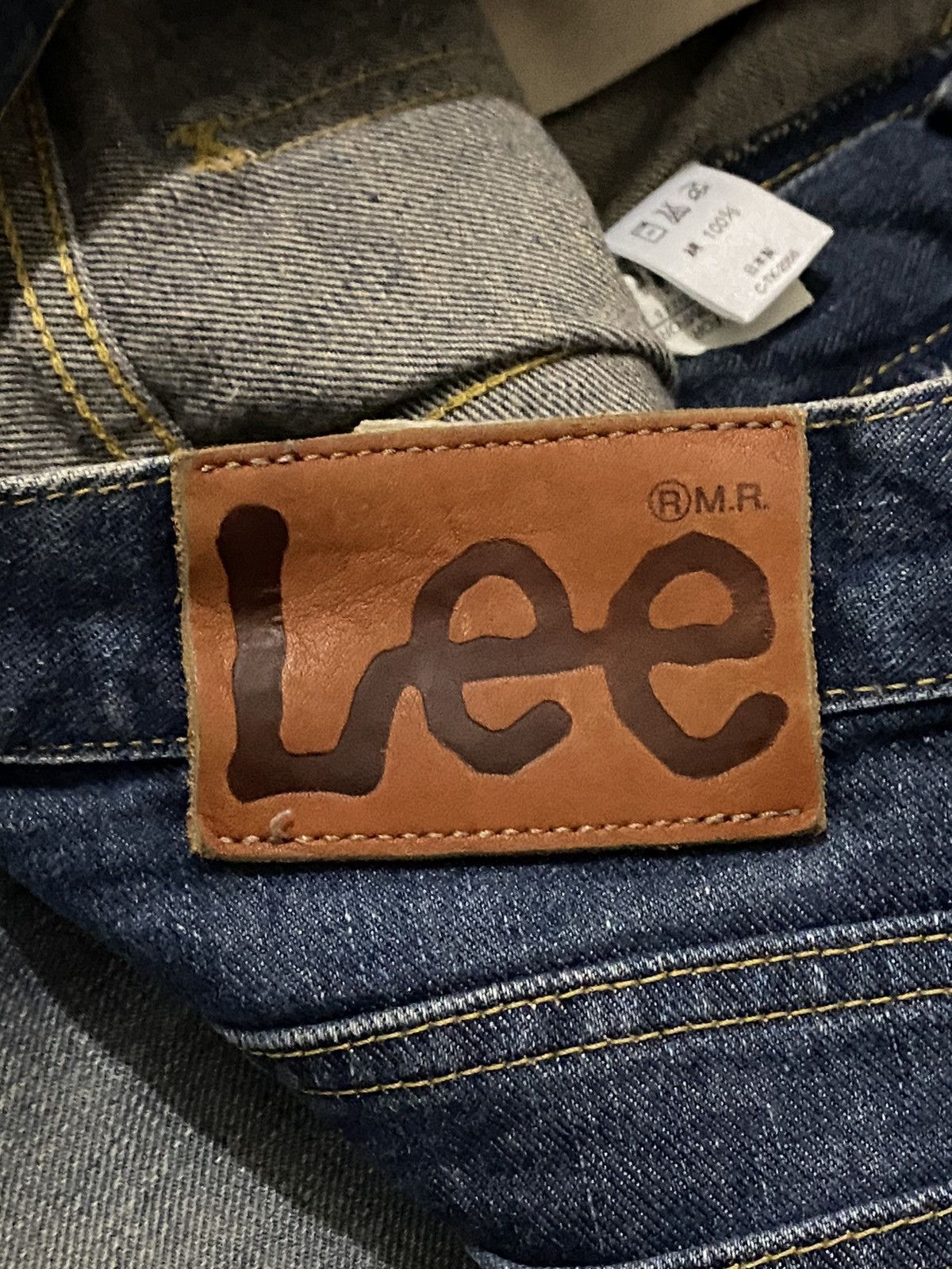 Japanese Brand × Lee × Vintage Men Jean Lee Rider 1014 Dirty Distressed Straight Loose Size US 30 / EU 46 - 21 Thumbnail