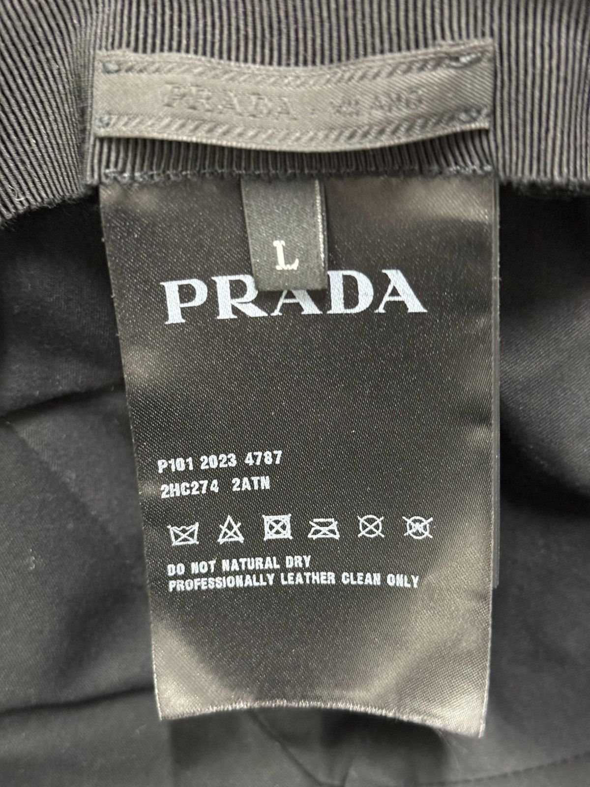 Prada Prada Nappa Leather Baseball Cap Size ONE SIZE - 5 Thumbnail